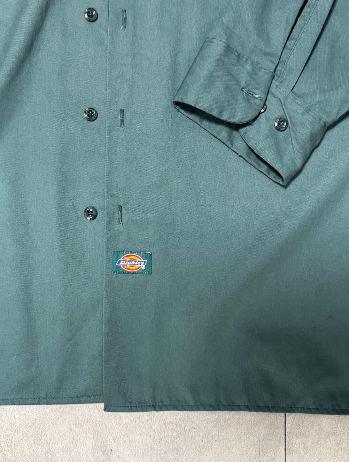 디키즈 헤비 오버 청록 워크셔츠 자켓 XXL 상품이미지3