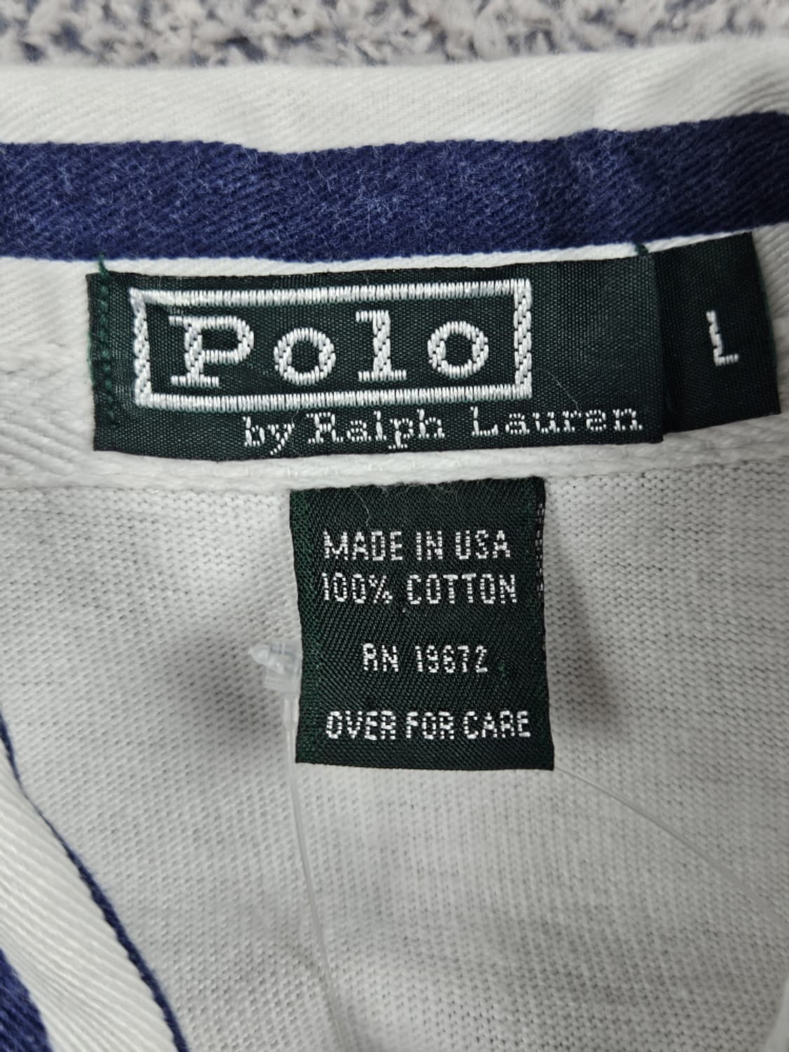 USA 폴로랄프로렌 크로스 플래그 럭비 티셔츠 ( L ) / 10362 상품이미지3