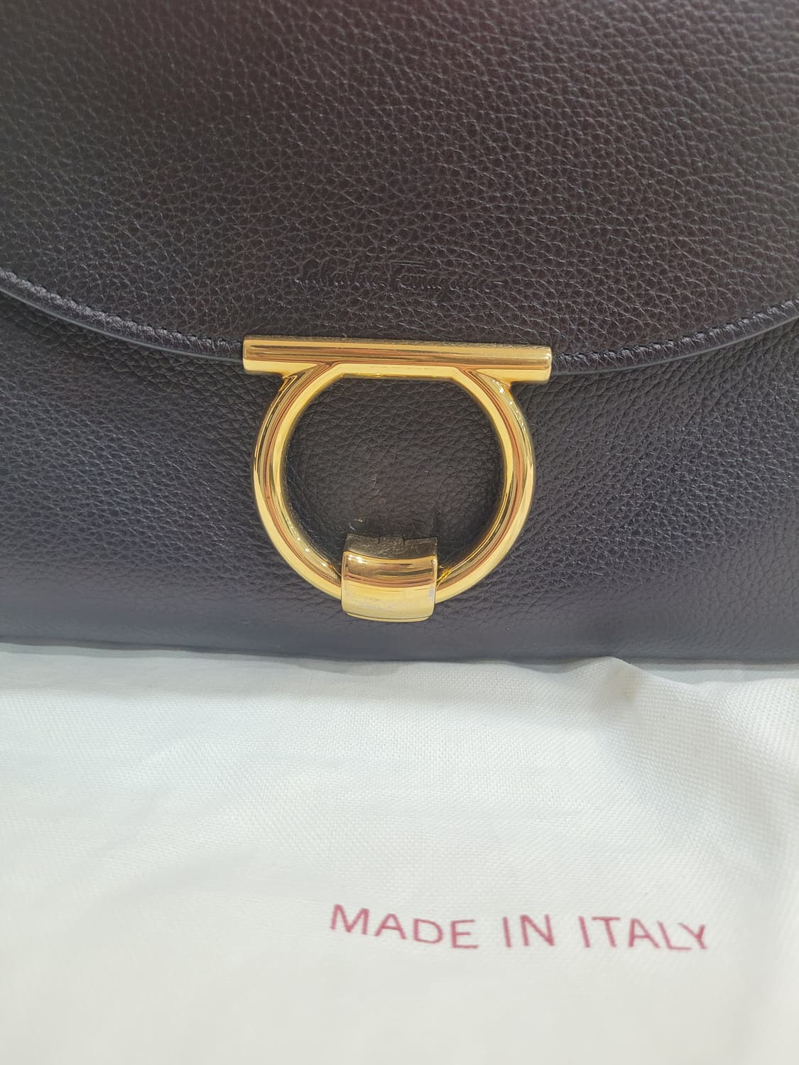 (새상품급) 페라가모 간치니 마고 탑핸들 숄더백 상품이미지4