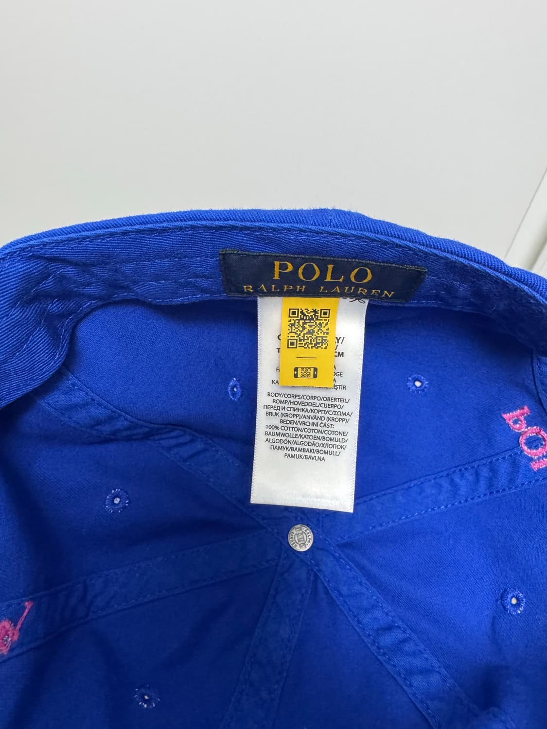 폴로 코튼 치노 베이스볼 캡 상품이미지2