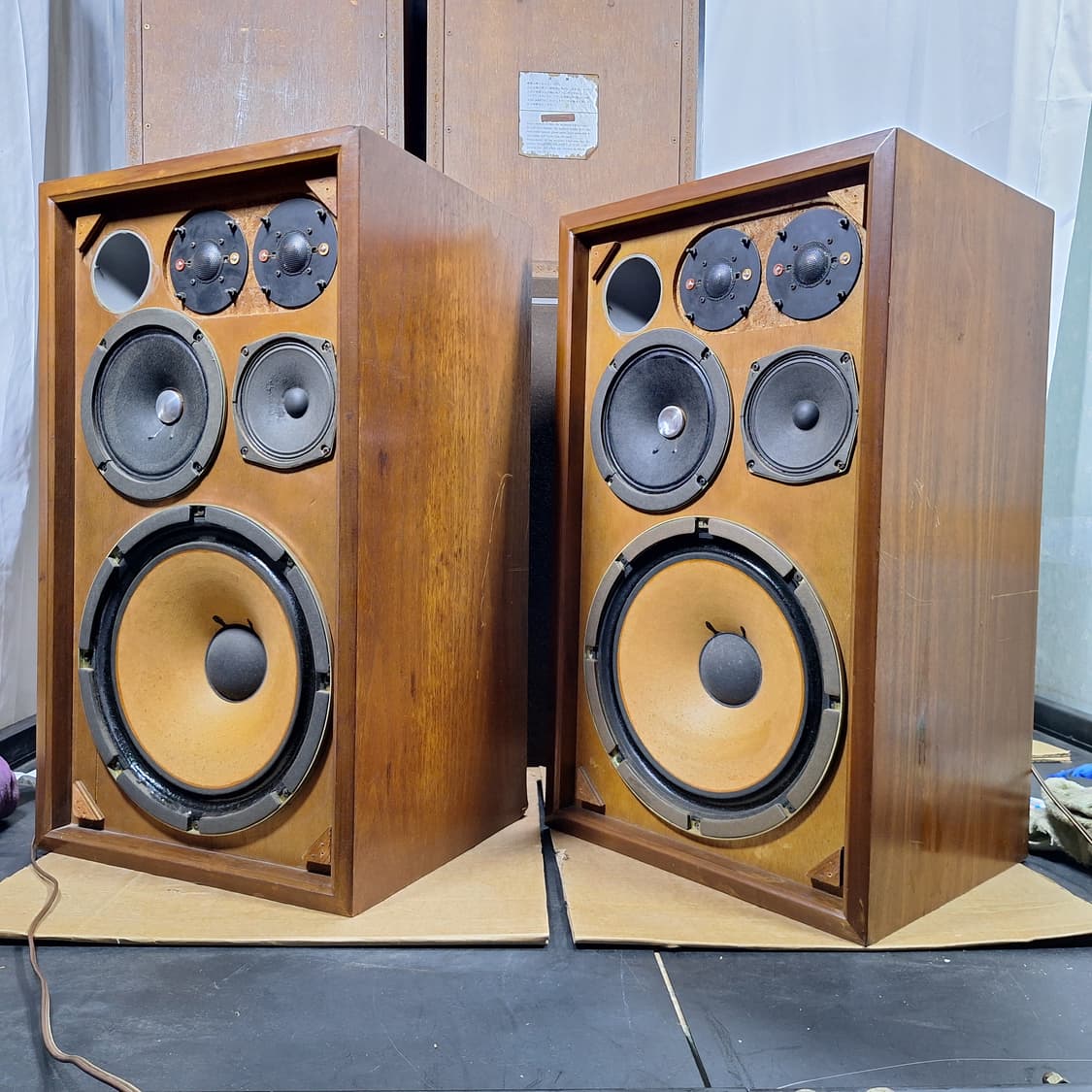 산수이 SANSUI SP-2002 궤짝 빈티지 스피커 12인치 대형 카페 상품이미지2