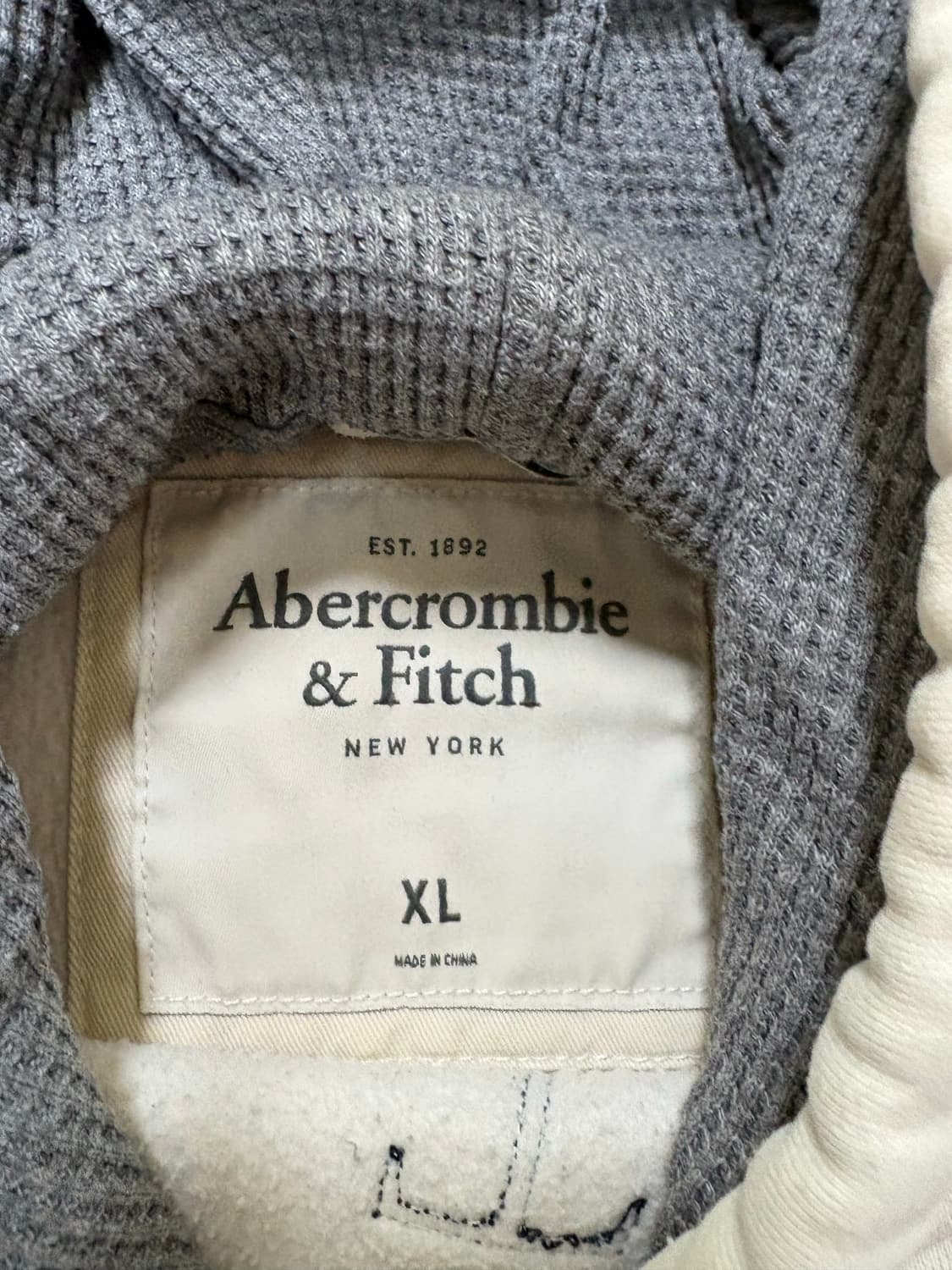 아베크롬비 후드티 화이트 xl 상품이미지2