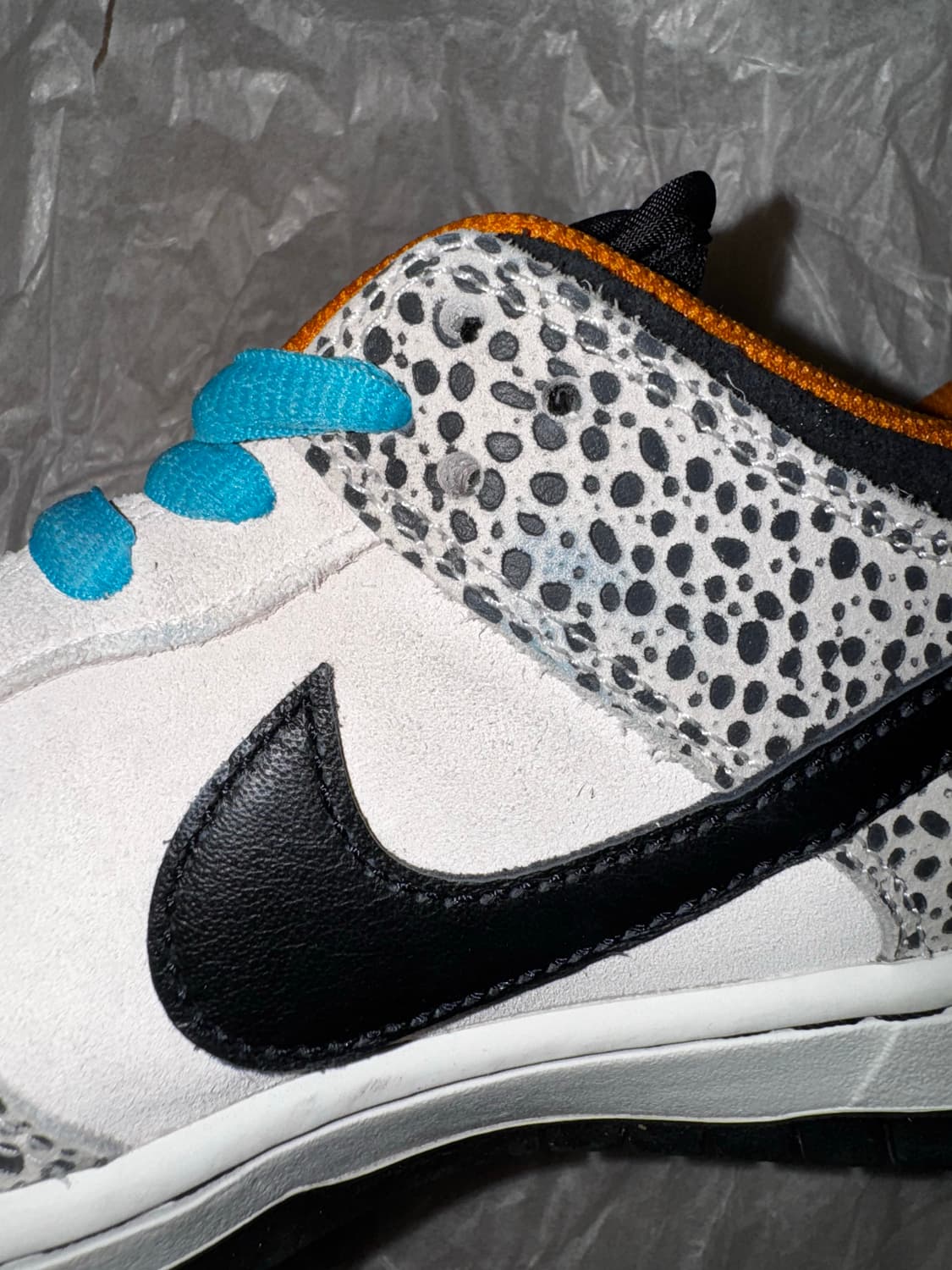 중고 sb 덩크 로우 프로 일렉트릭 팬텀 앤 블랙 270 팝니다. 상품이미지6