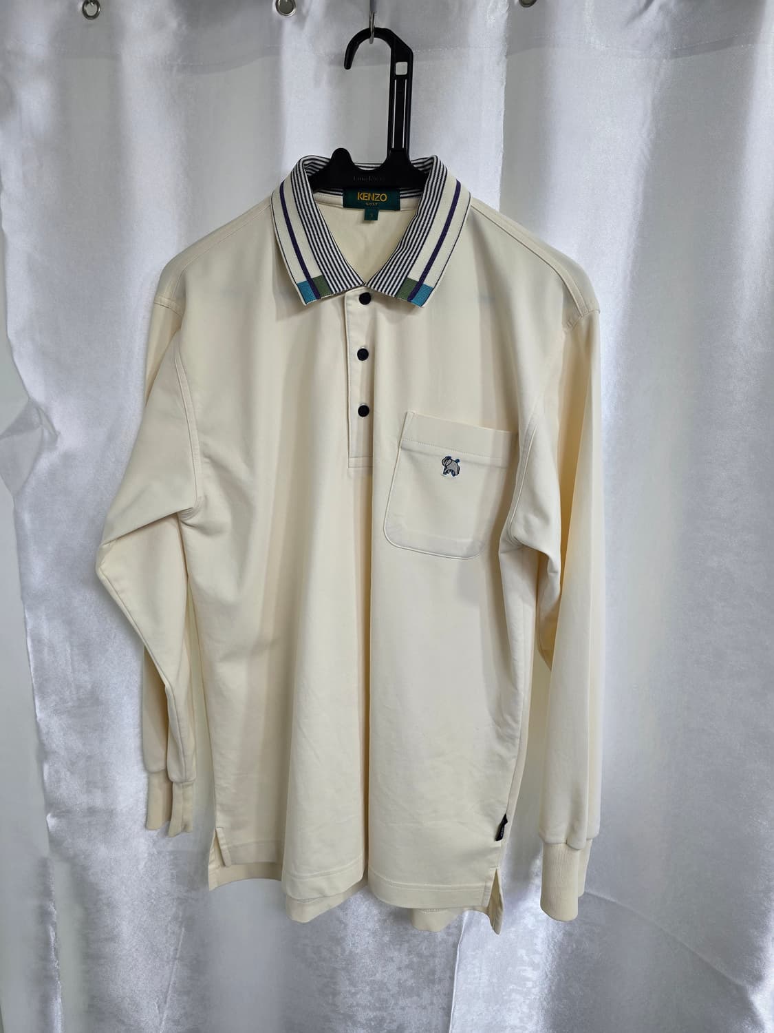 KENZO 겐조골프 아이보리 긴팔 폴로티 (1798) 상품이미지1