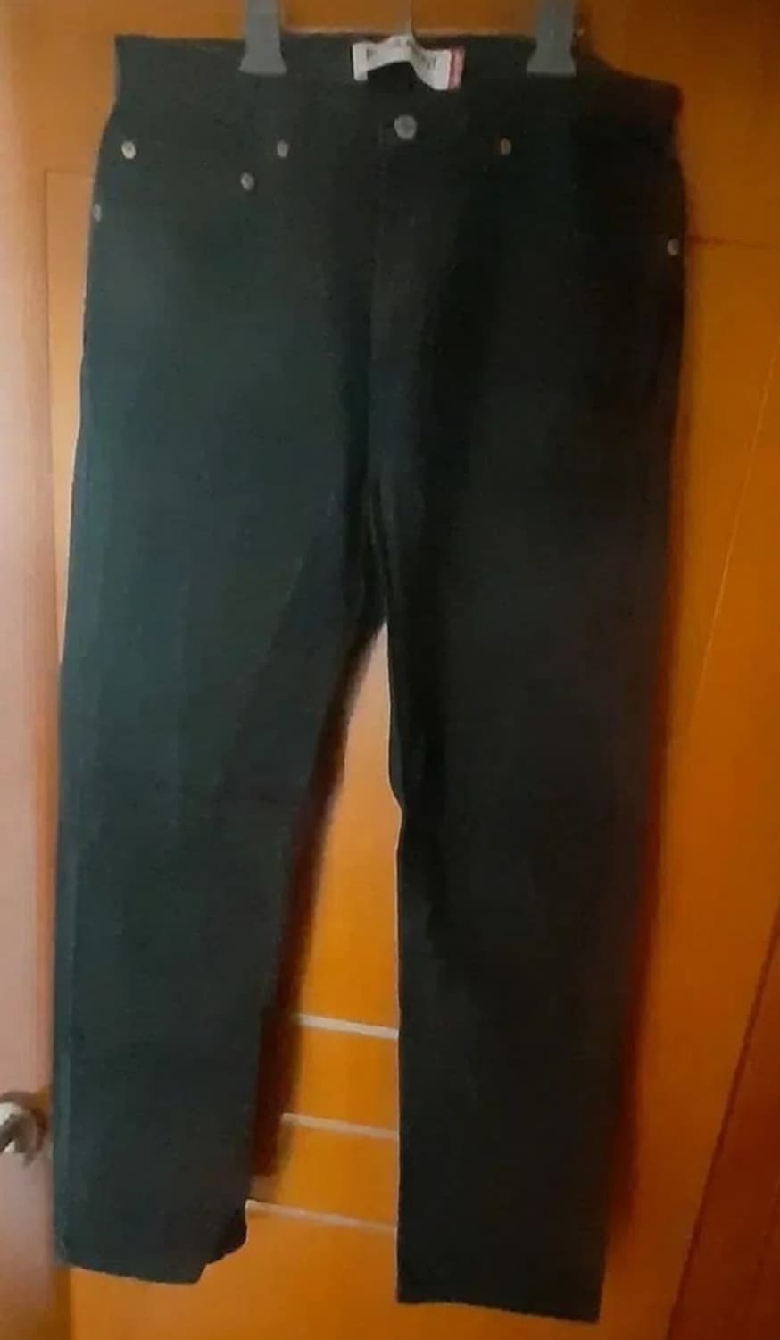 (33-32) 90s 빈티지 리바이스 505 블랙 흑청 데님 팬츠 상품이미지1