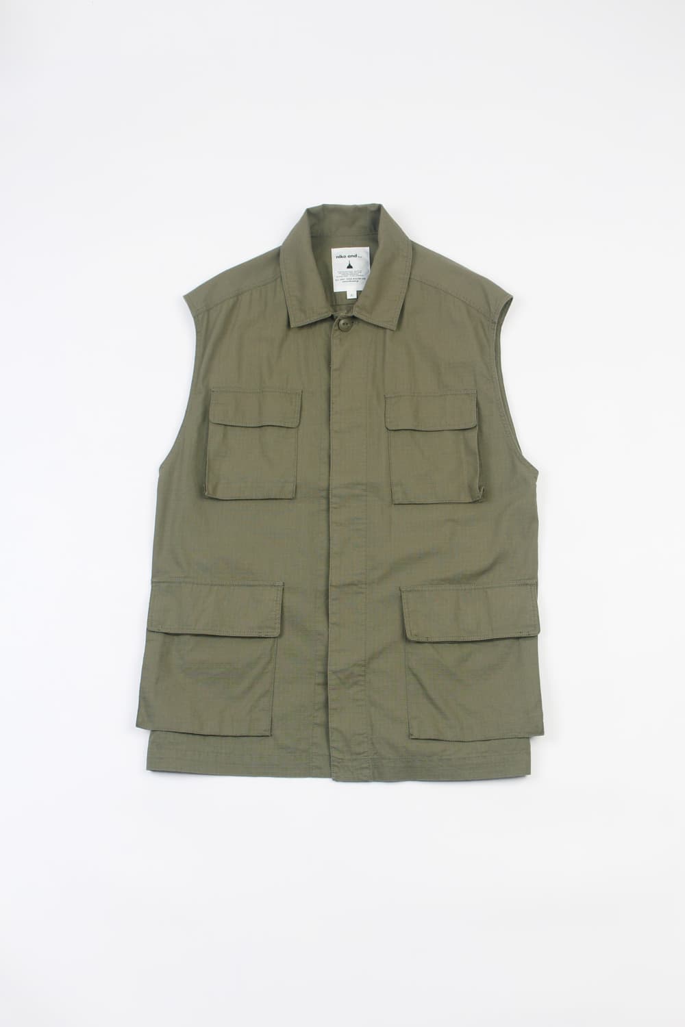 NIKO AND... Military Fatigue Vest 상품이미지2
