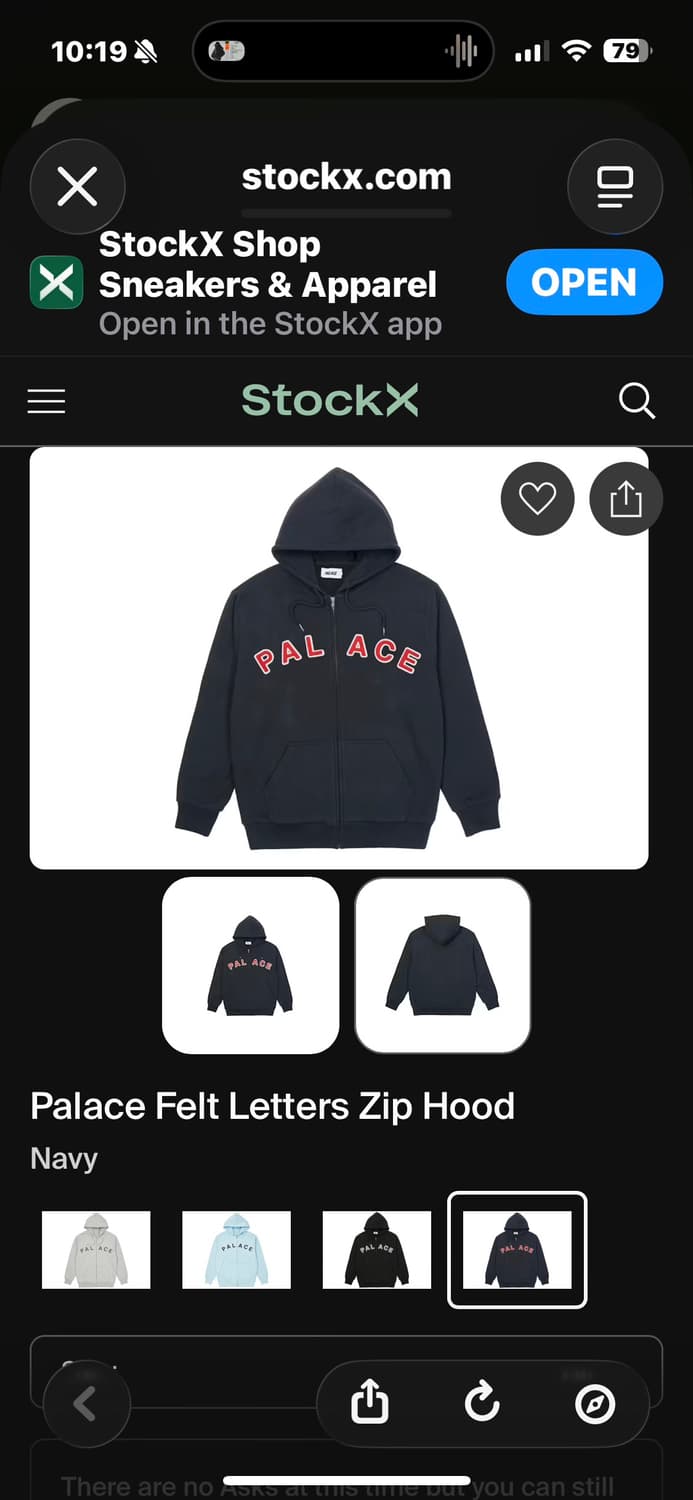 팔라스 [정품] 후드집업 (시세 32만) 아치로고 후드티 L(100ㅡ10 상품이미지2