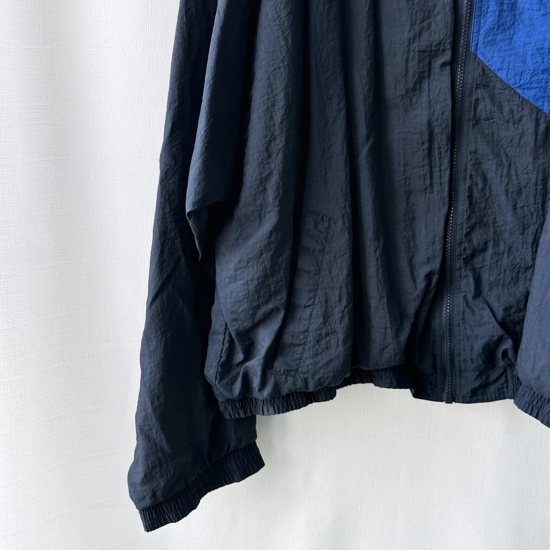 90s 올드 리복 자수 로고 바람막이 자켓 네이비 블루 XXL 상품이미지4