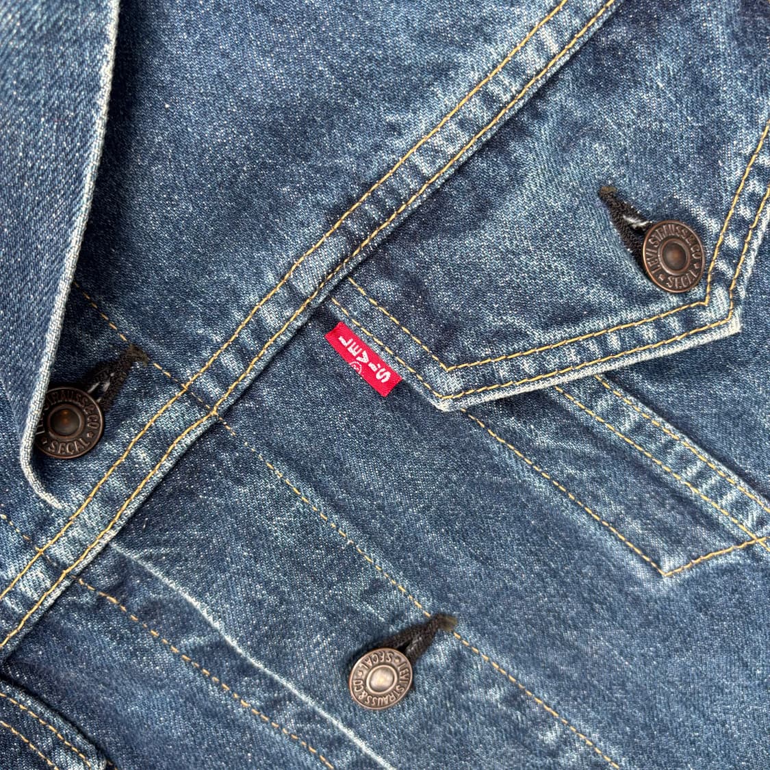 90년대 일본 lvc 71557 빅e 트러커 자켓 상품이미지5