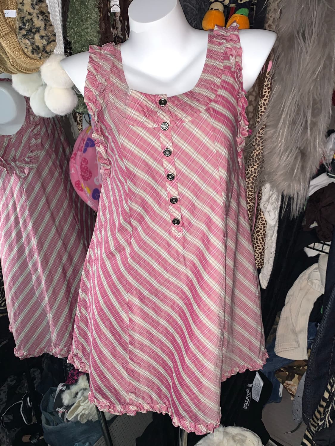 버버리 블루라벨 프릴 버튼 원피스 상품이미지1