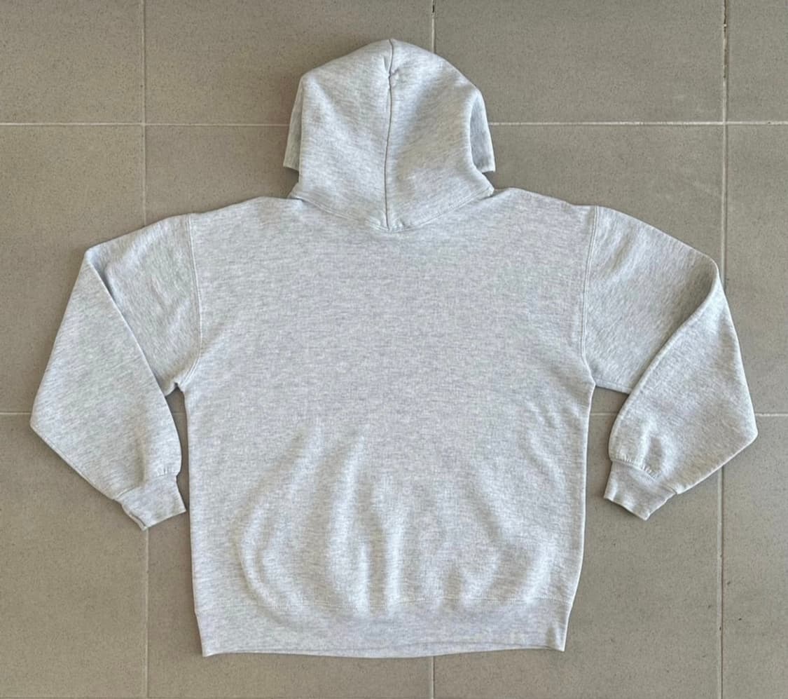 90s 빈티지 러셀 후드 밝은 그레이 XL USA 상품이미지2