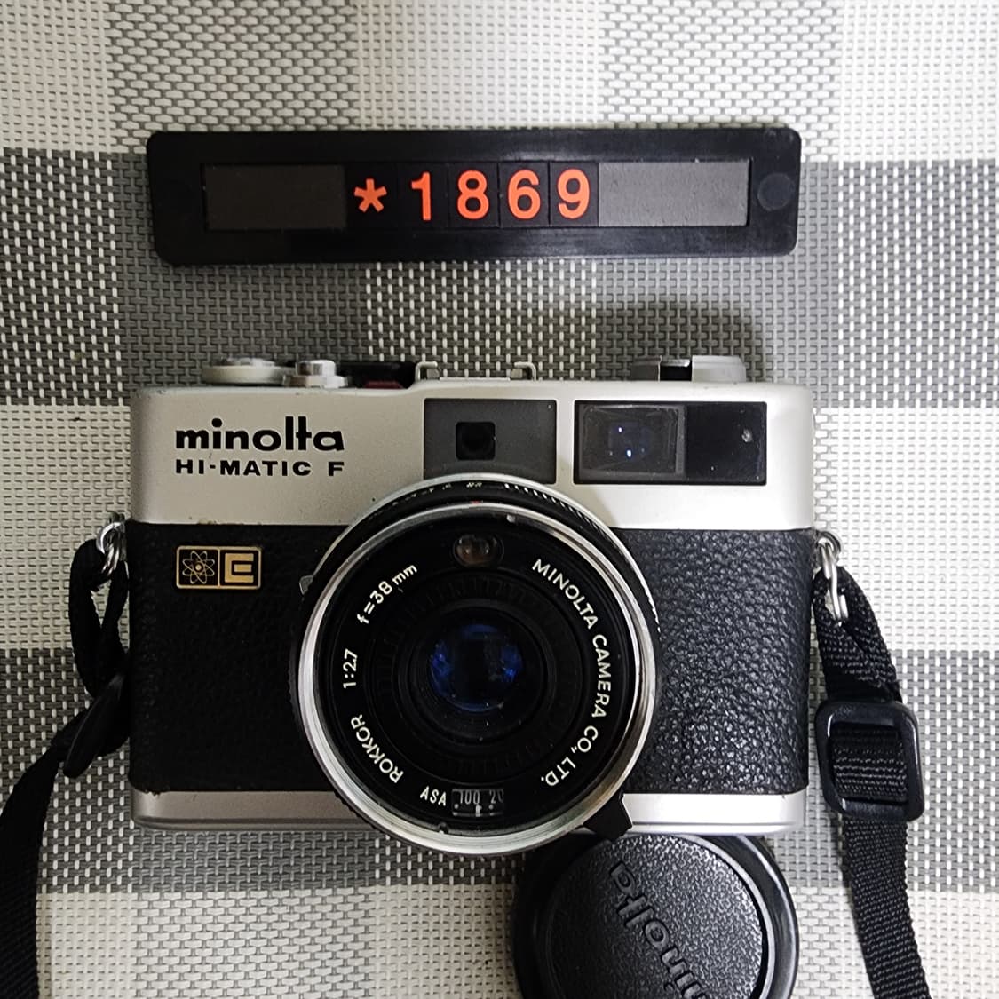 미놀타 하이매틱 F 필름카메라 실버바디 상품이미지1