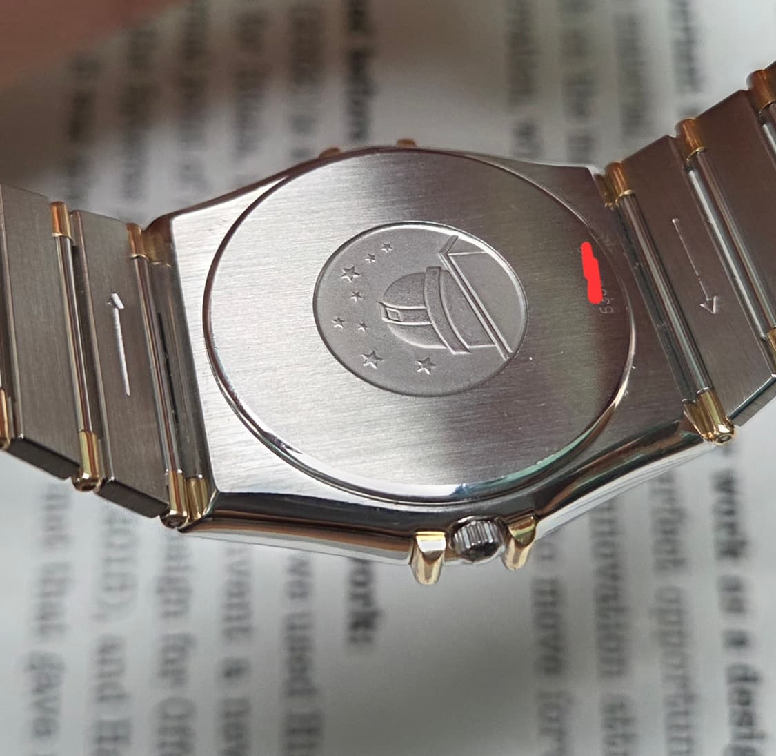 빈티지 오메가 컨스틸레이션 샴골판 골드콤비 하프바 쿼츠 브레이슬릿 ver 상품이미지8