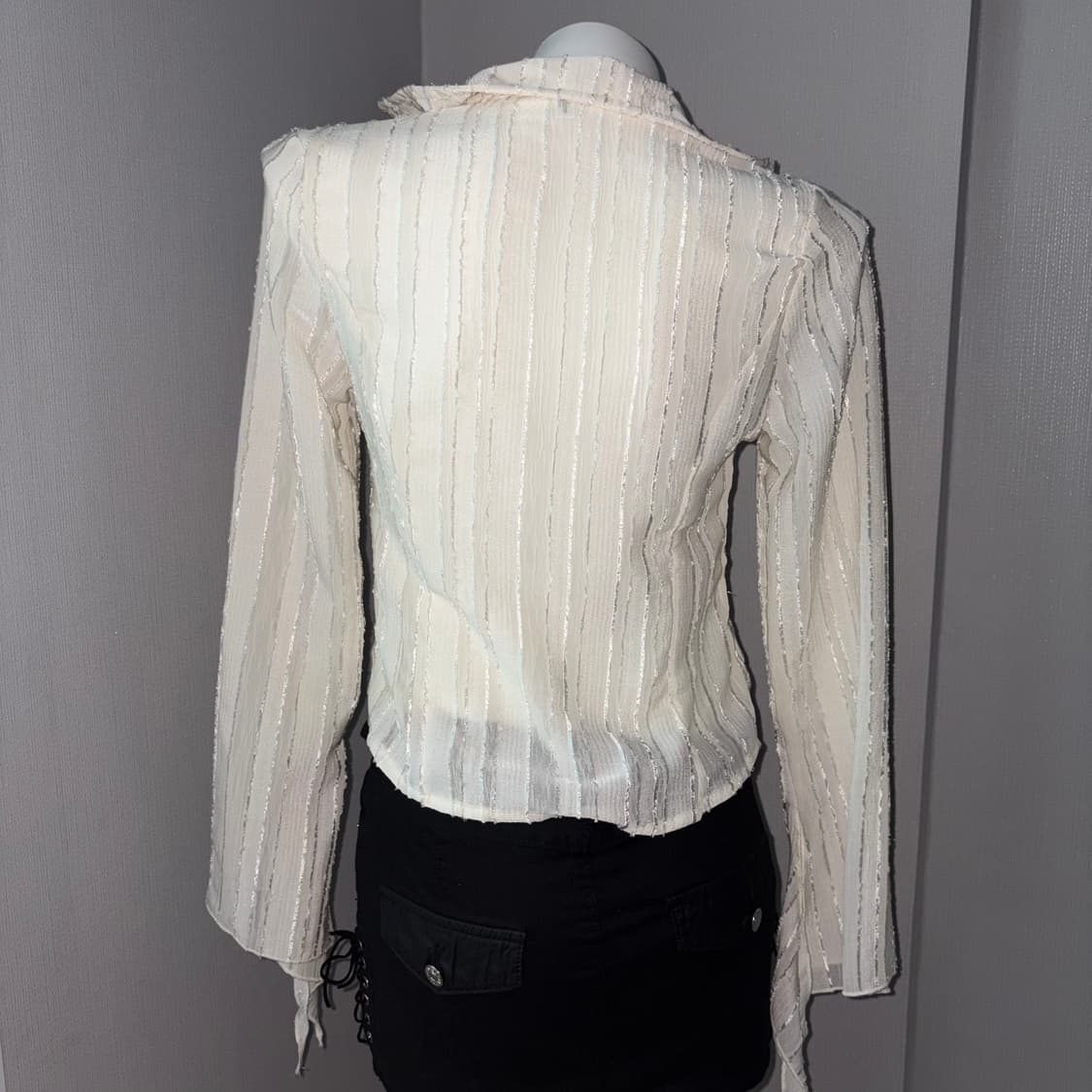 Vintage Ivory Whisper Cardigan 상품이미지2