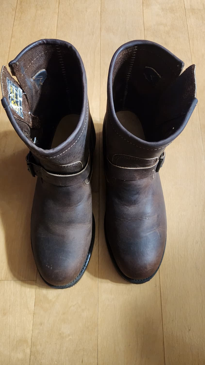 치페와 엔지니어부츠 브라운 8.5E 레드윙 상품이미지4