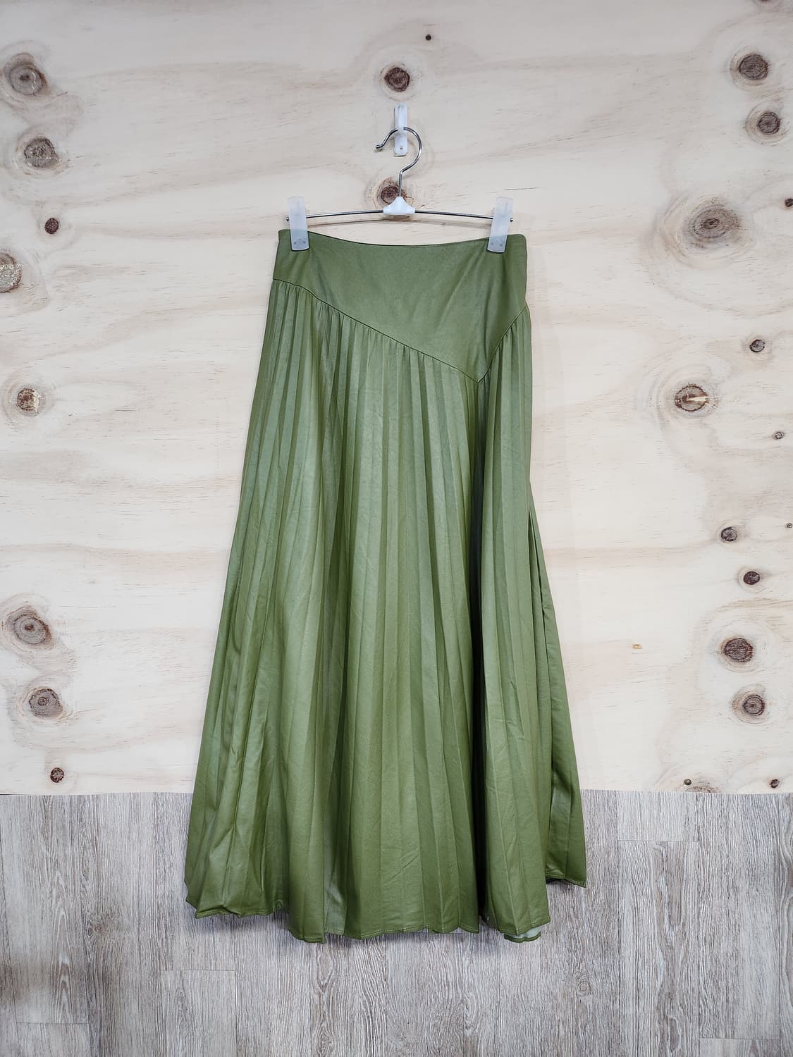 1166) 비건레더 롱 스커트 상품이미지2