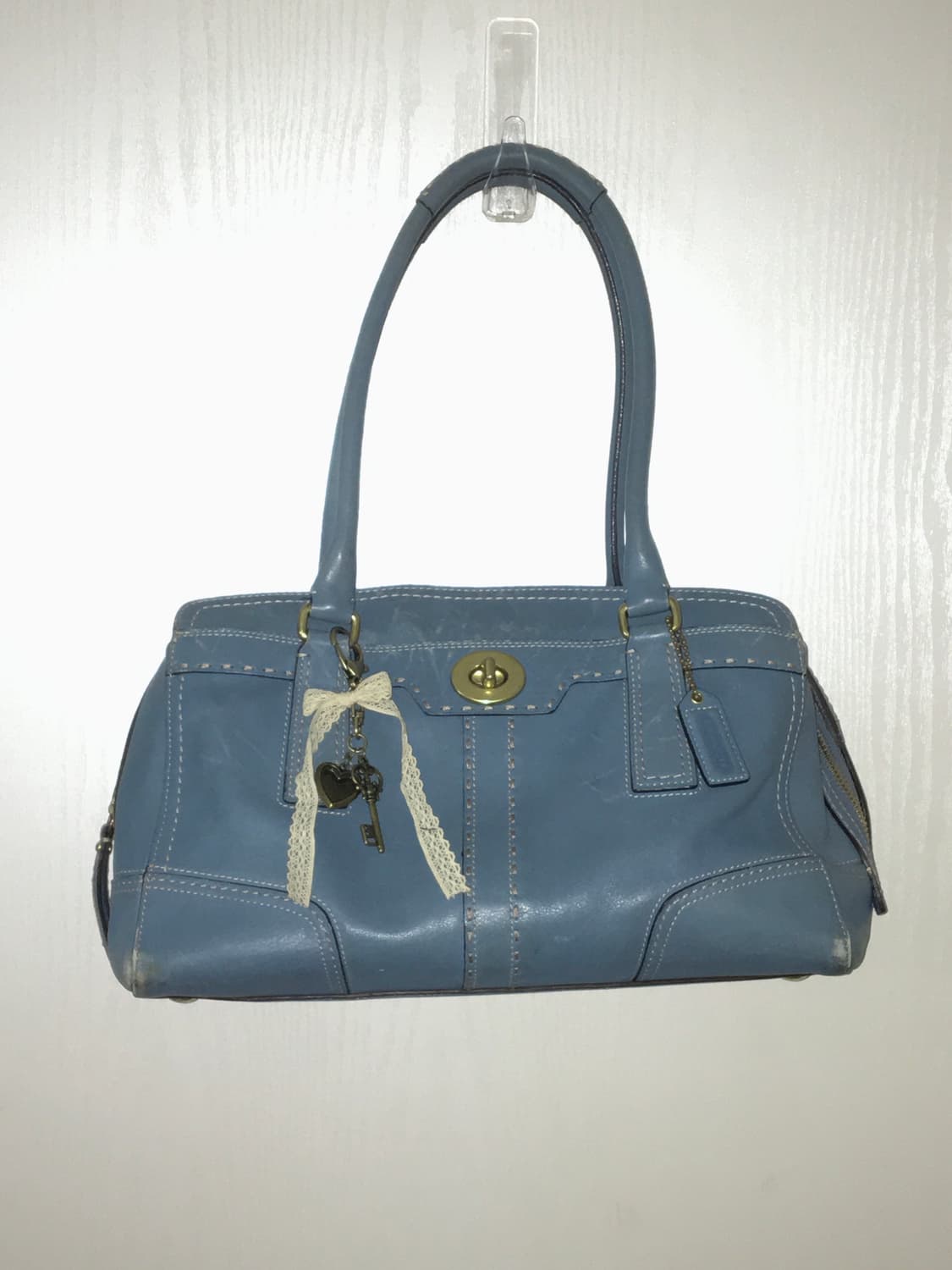 coach blue shoulder bag 상품이미지1