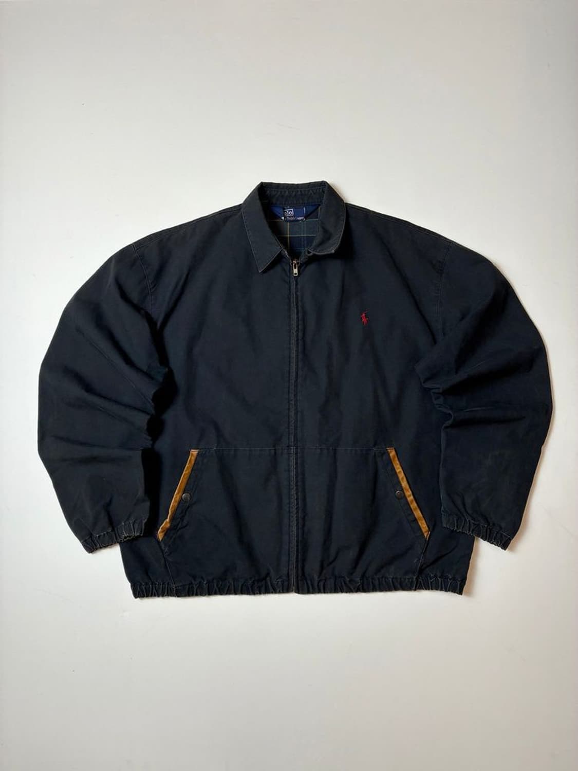 폴로 랄프로렌 90's 베이포드 스윙톱 가죽 배색 자켓 PN8404 상품이미지1
