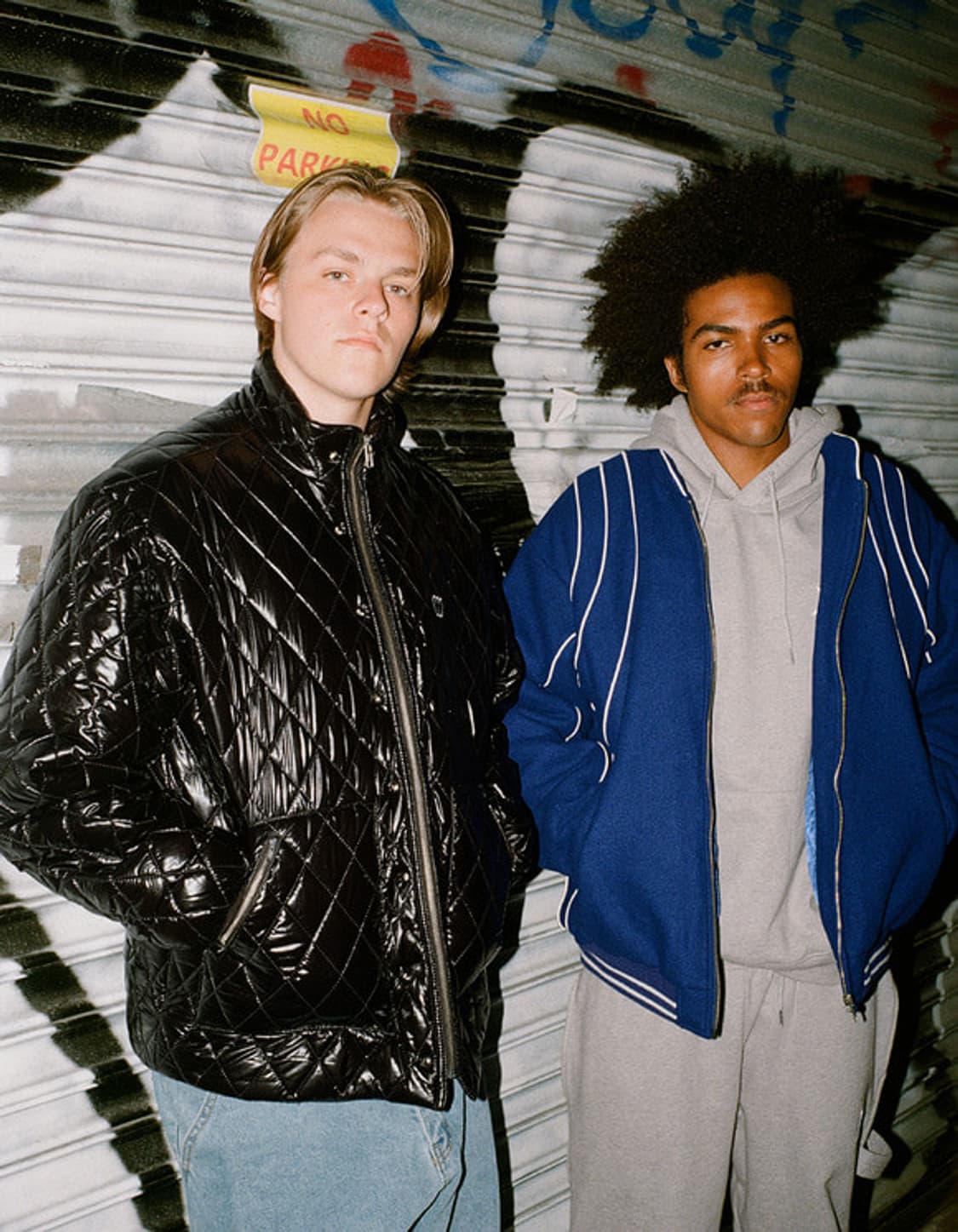 위캔더스 파이프 울 바시티 자켓 L 상품이미지7