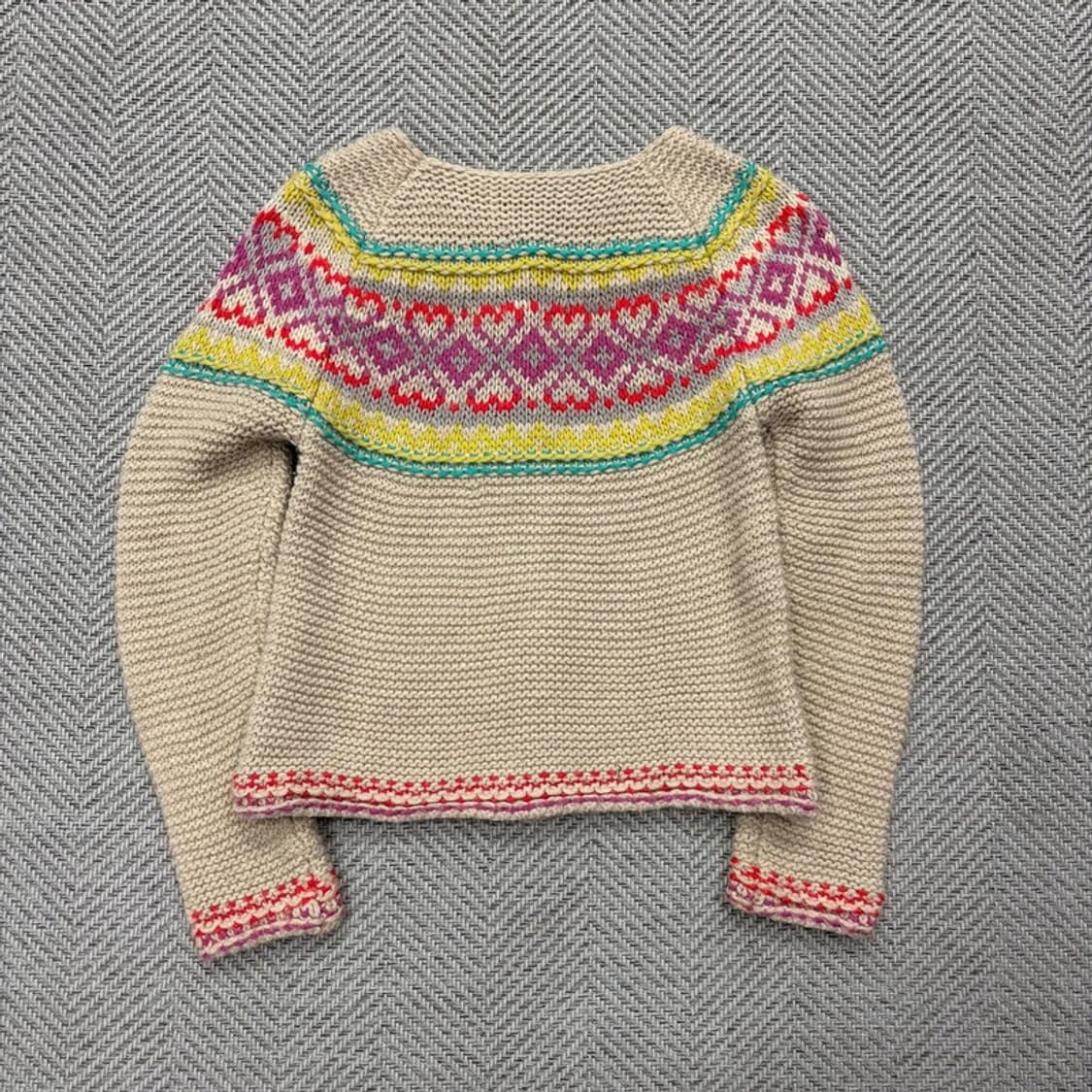 베네통 패턴 니트 가디건 v2047 상품이미지2