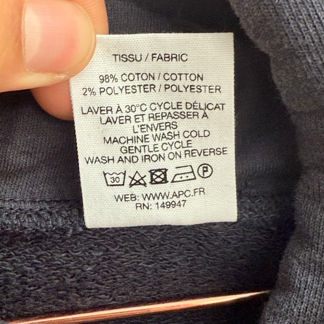 APC u.s usa 후드티 M 상품이미지3