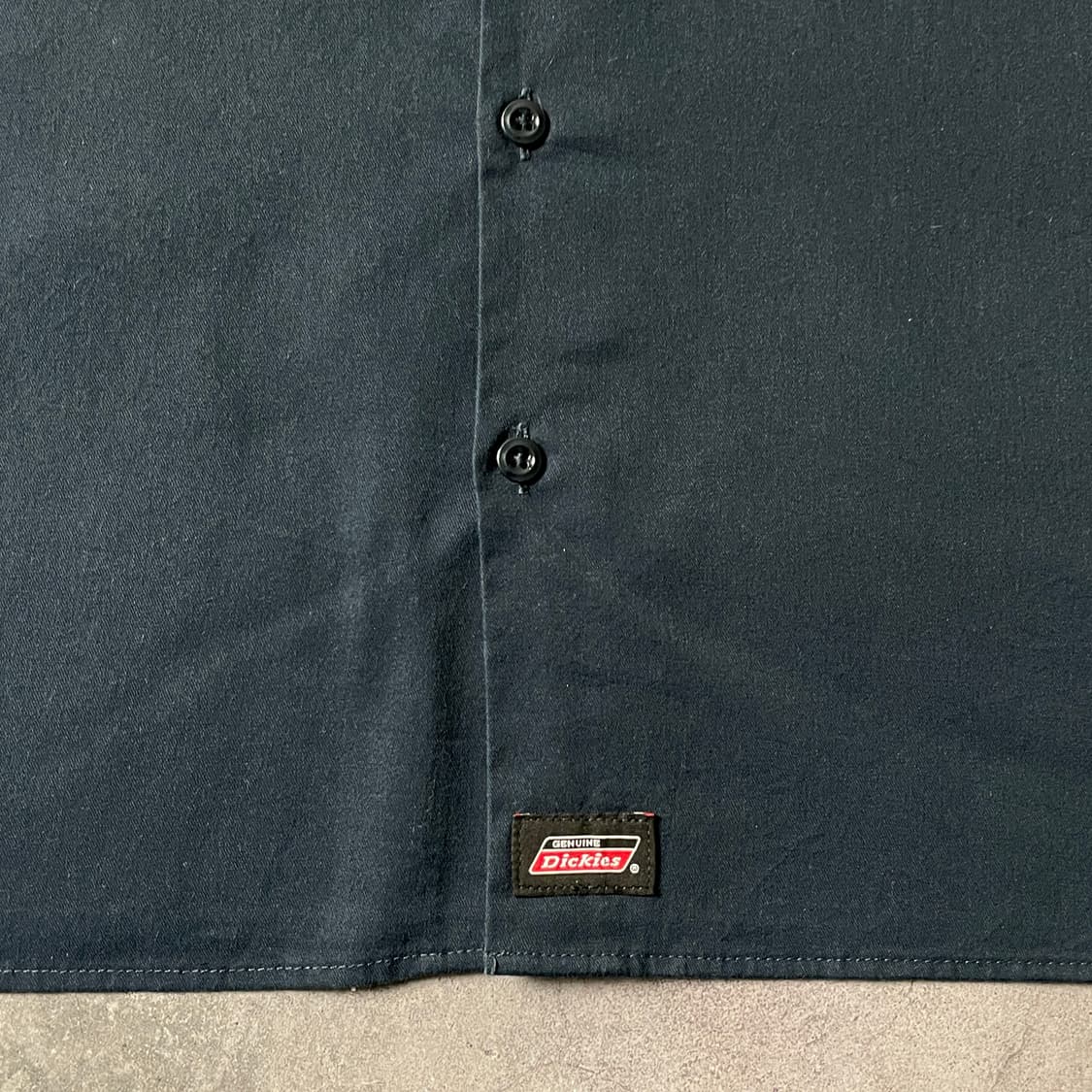 DICKIES 디키즈 빈티지 네이비 플랩포켓 워크 셔츠 A00797 상품이미지4