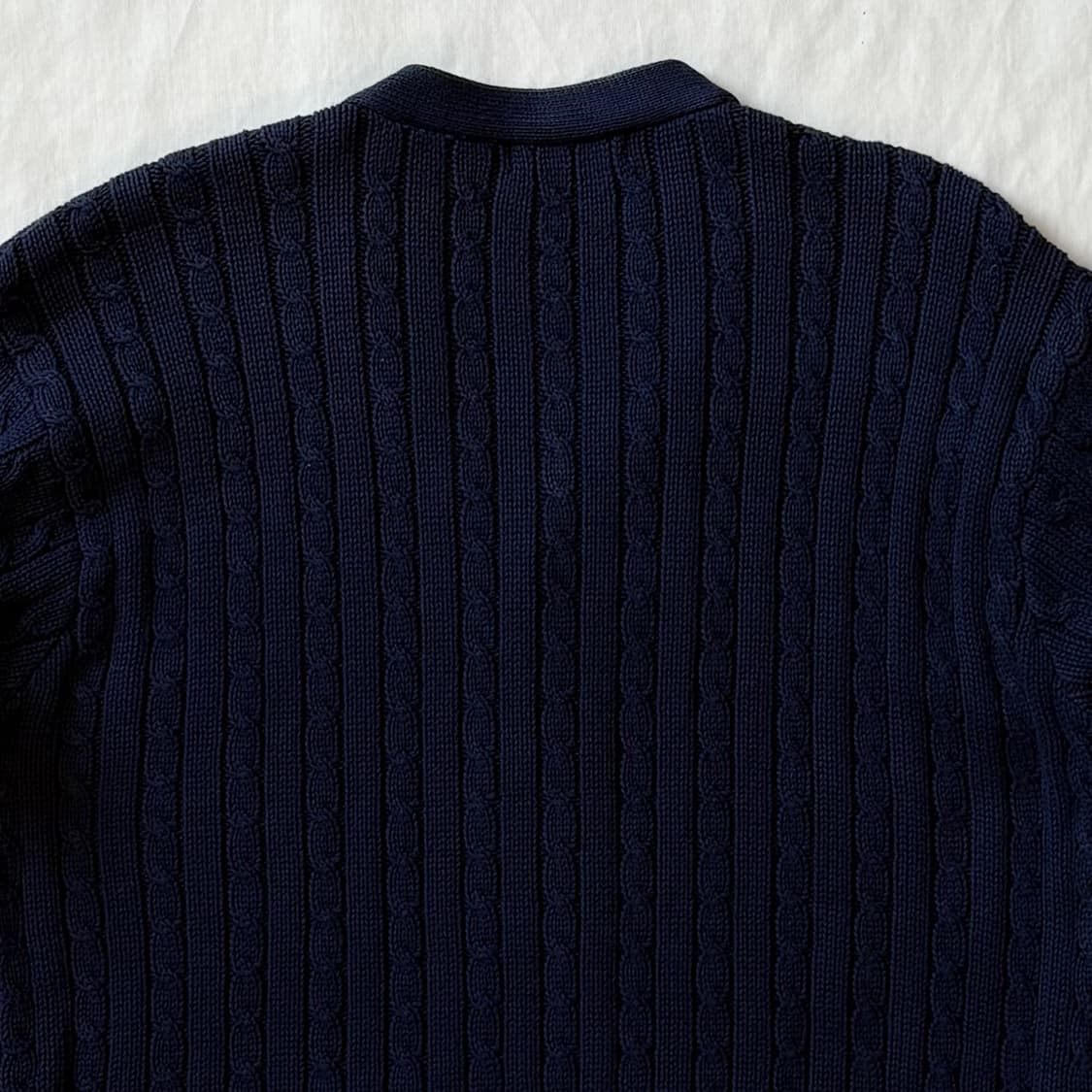 [M/44-55] 폴로 랄프로렌 네이비 꽈배기 니트 가디건 상품이미지8