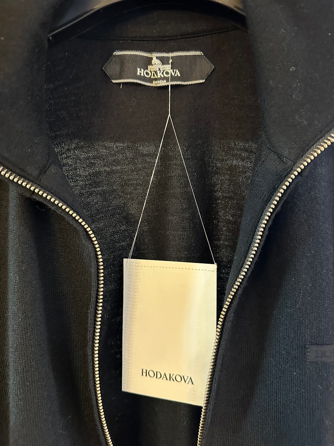 (새상품) 25SS HODAKOVA 호다코바 집업 니트 가디건(L) 상품이미지7