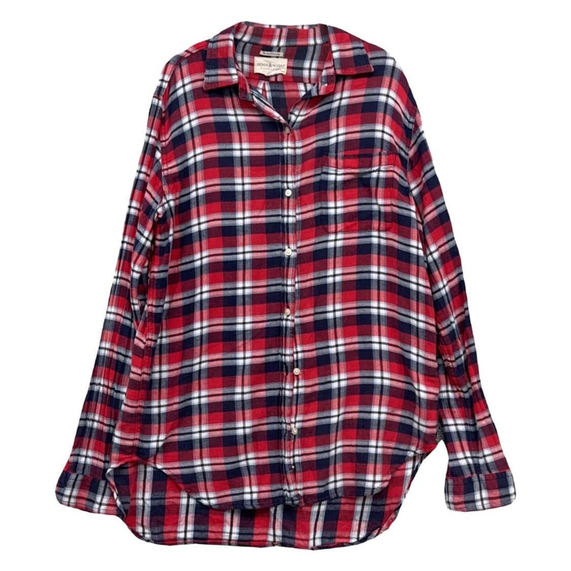 데님앤서플라이 빈티지 레드 체크 셔츠 165/92A 상품이미지1