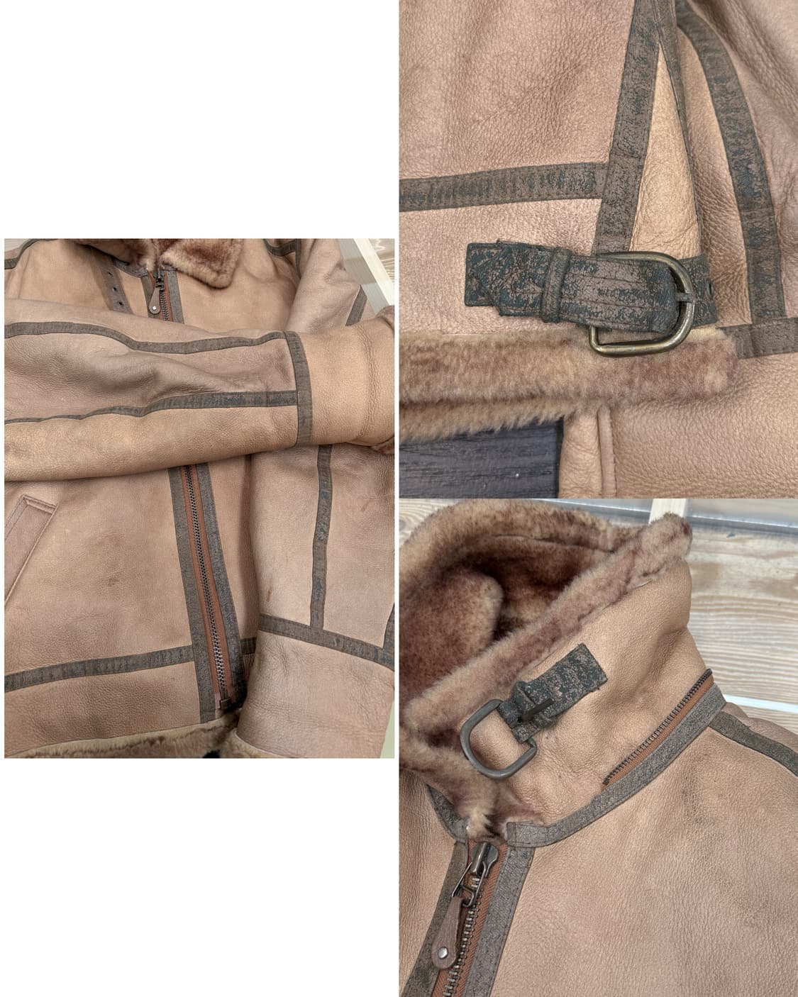 퍼스트 에비뉴 B-3 램스킨 무스탕 상품이미지9