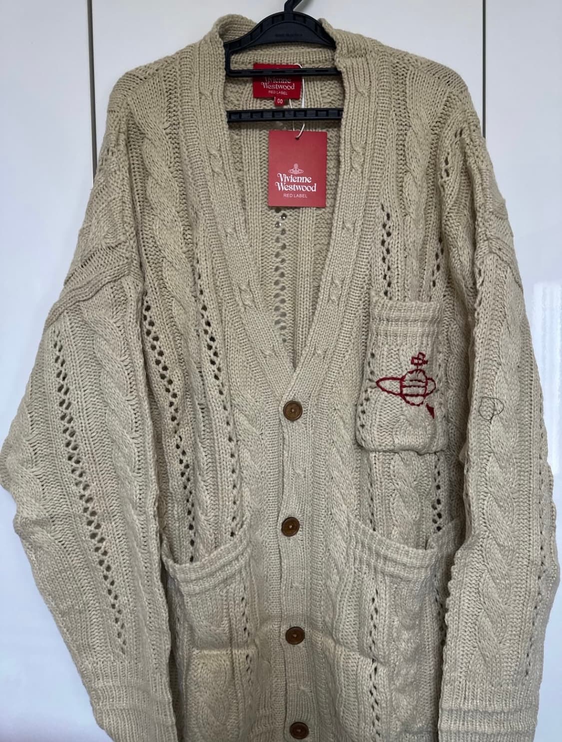 비비안웨스트우드 레드라벨 일본판 울 가디건 남여공용 상품이미지4