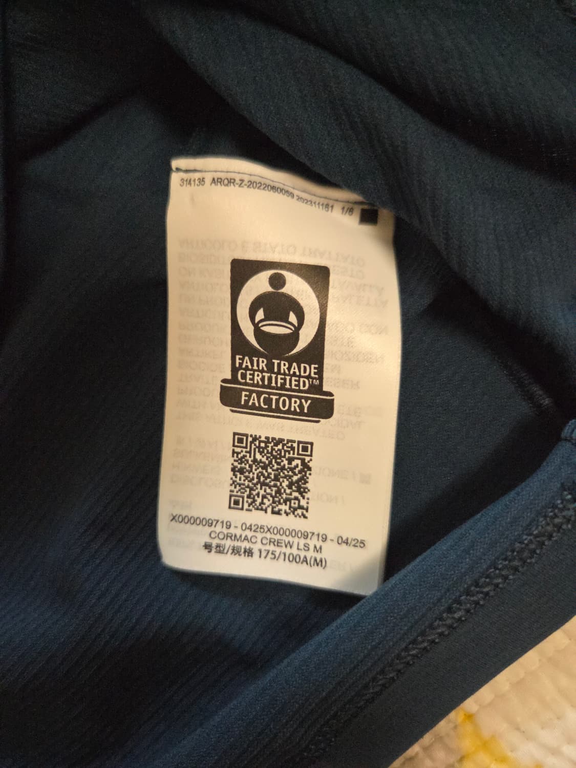 아크테릭스 코막크루 LS m사이즈 (nightcape) 상품이미지3