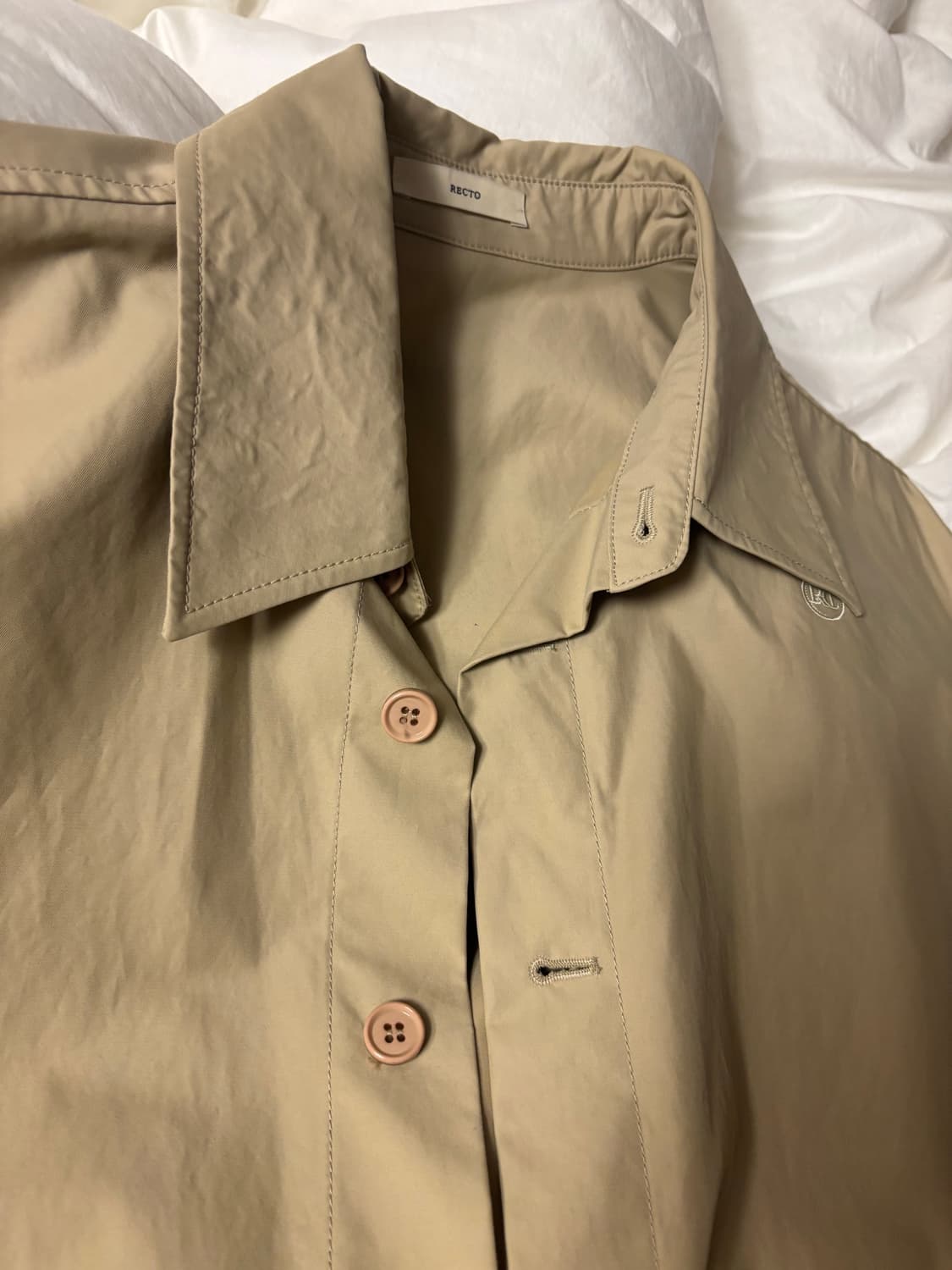 렉토 테니스 셔츠 블루종 자켓 상품이미지3