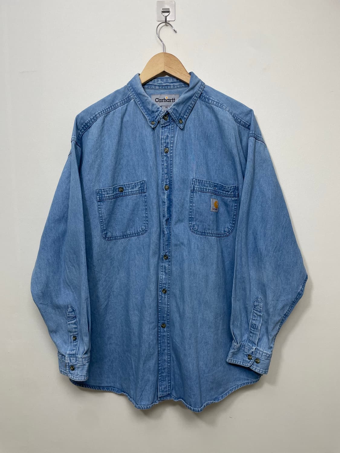 칼하트 데님 셔츠 S5 상품이미지1