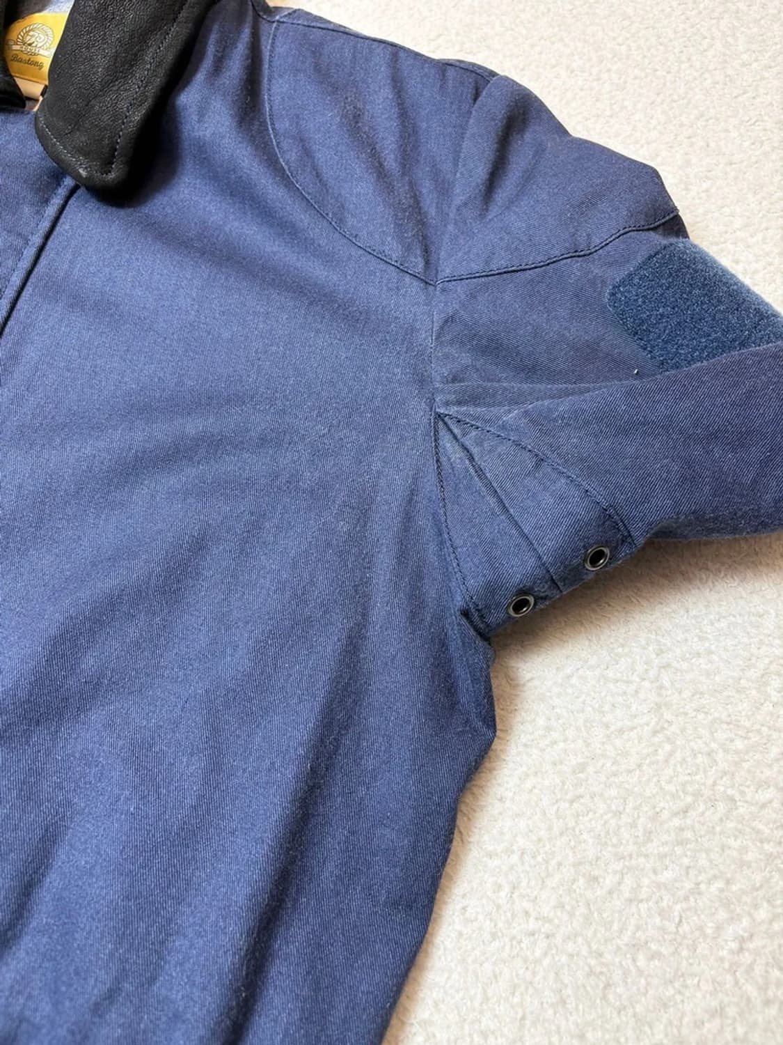 바스통 유틸리티 카라 배색 비데일 자켓 PN6609 상품이미지5