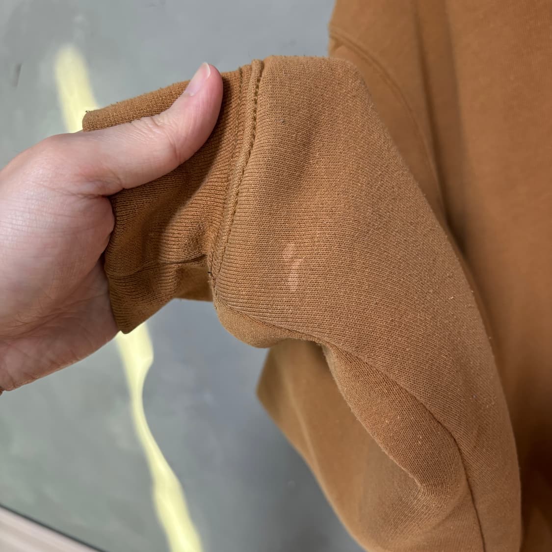 칼하트 써멀 후드집업 카멜 된장 상품이미지4