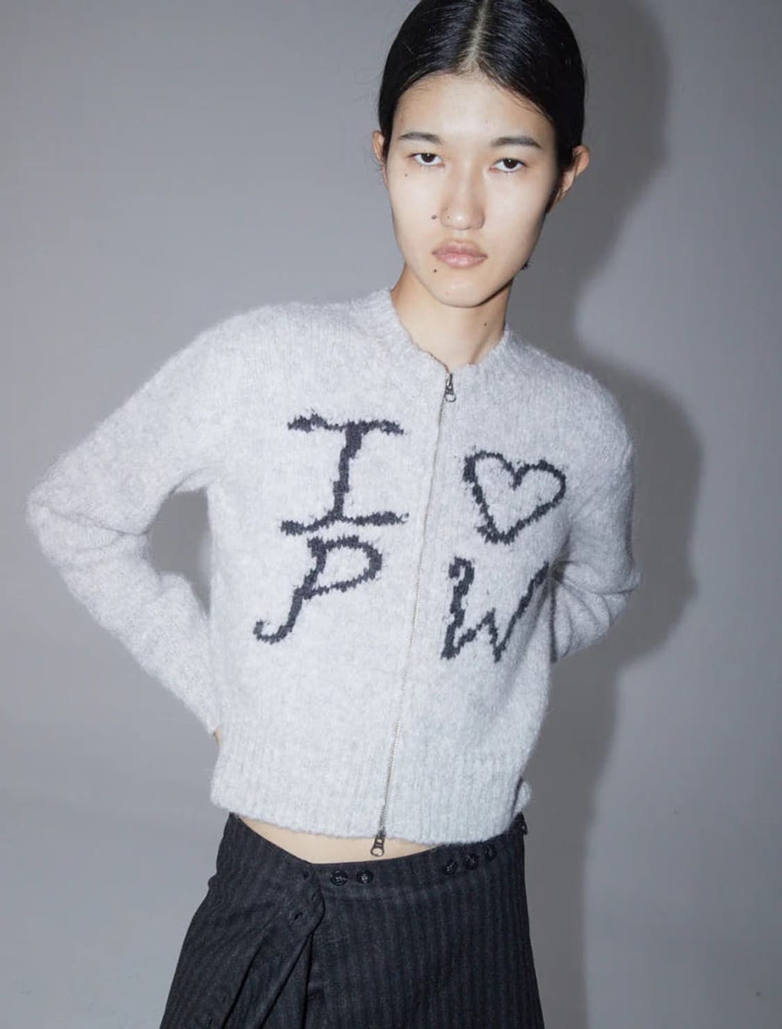 팔로마울 집업 니트 상품이미지1