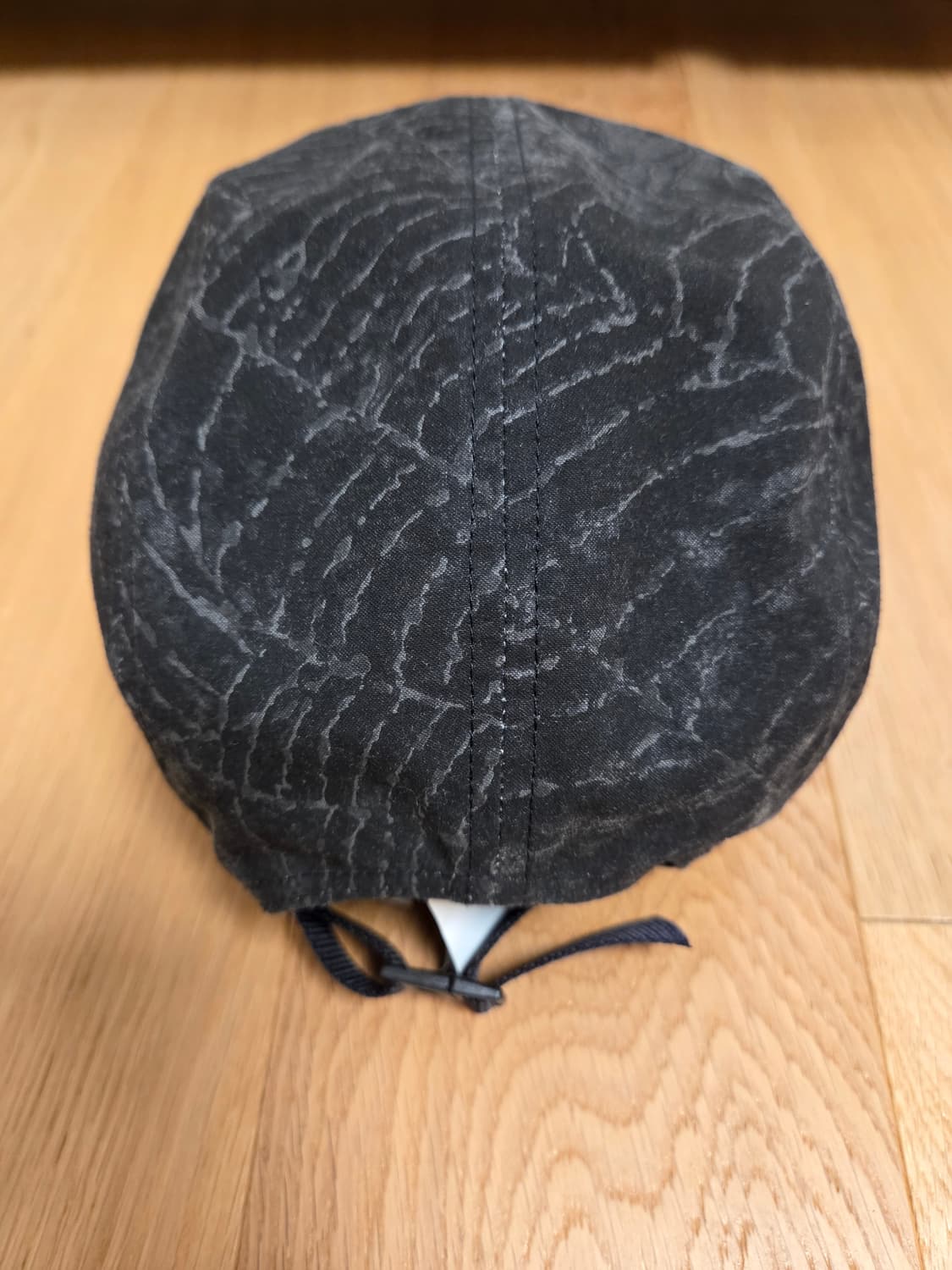 스톤아일랜드 X 슈프림 캠프캡 블랙 23FW 상품이미지4