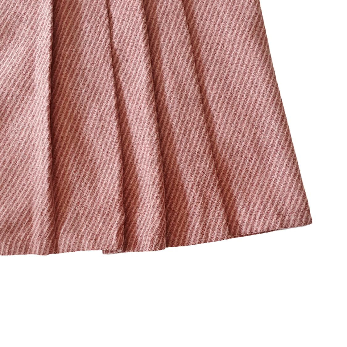 빈티지 코사주 반 플리츠 미디 스커트 상품이미지4