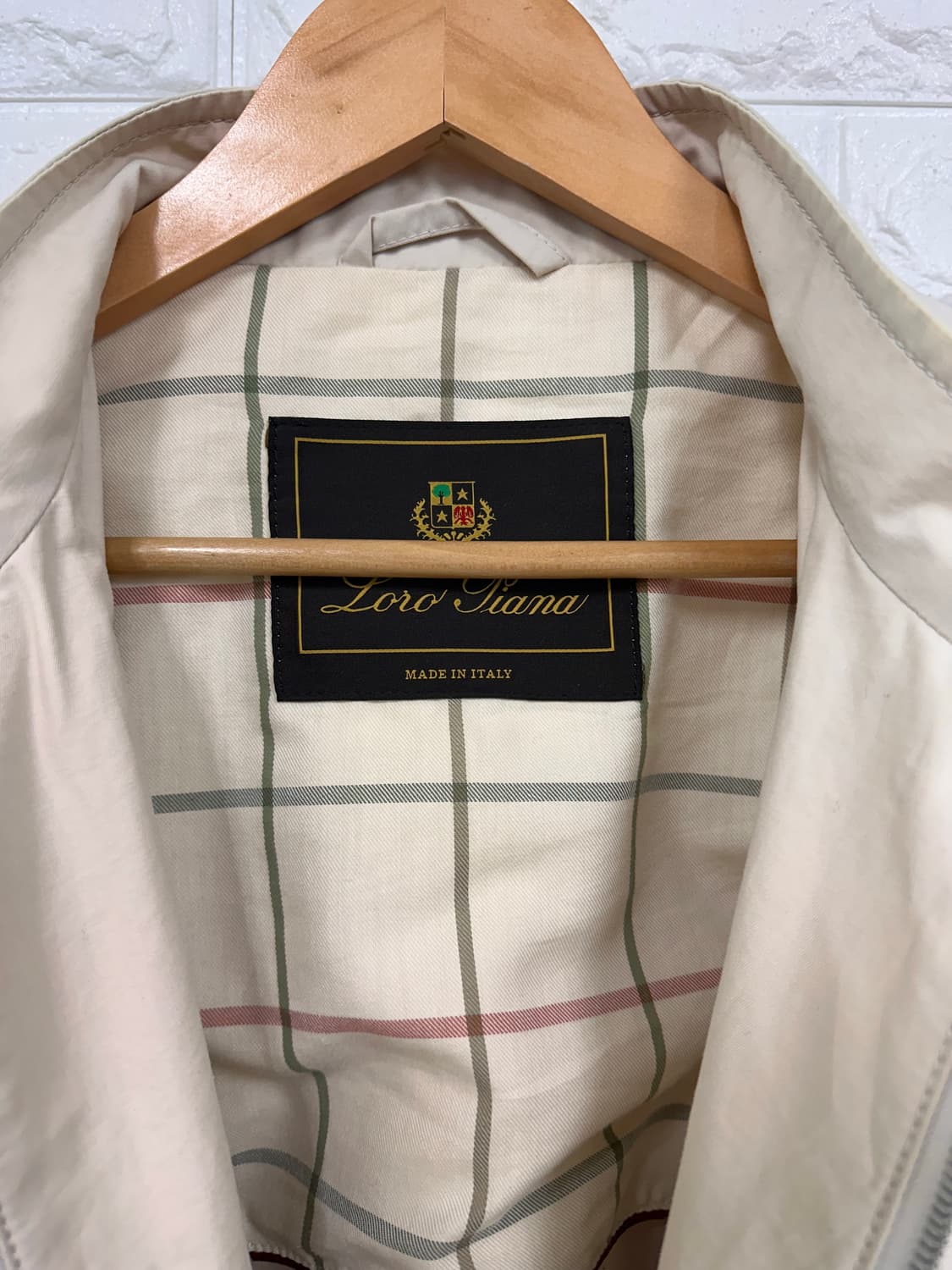 (XL)로로피아나 스웨이드 라이닝 윈드브레이커 자켓 상품이미지6