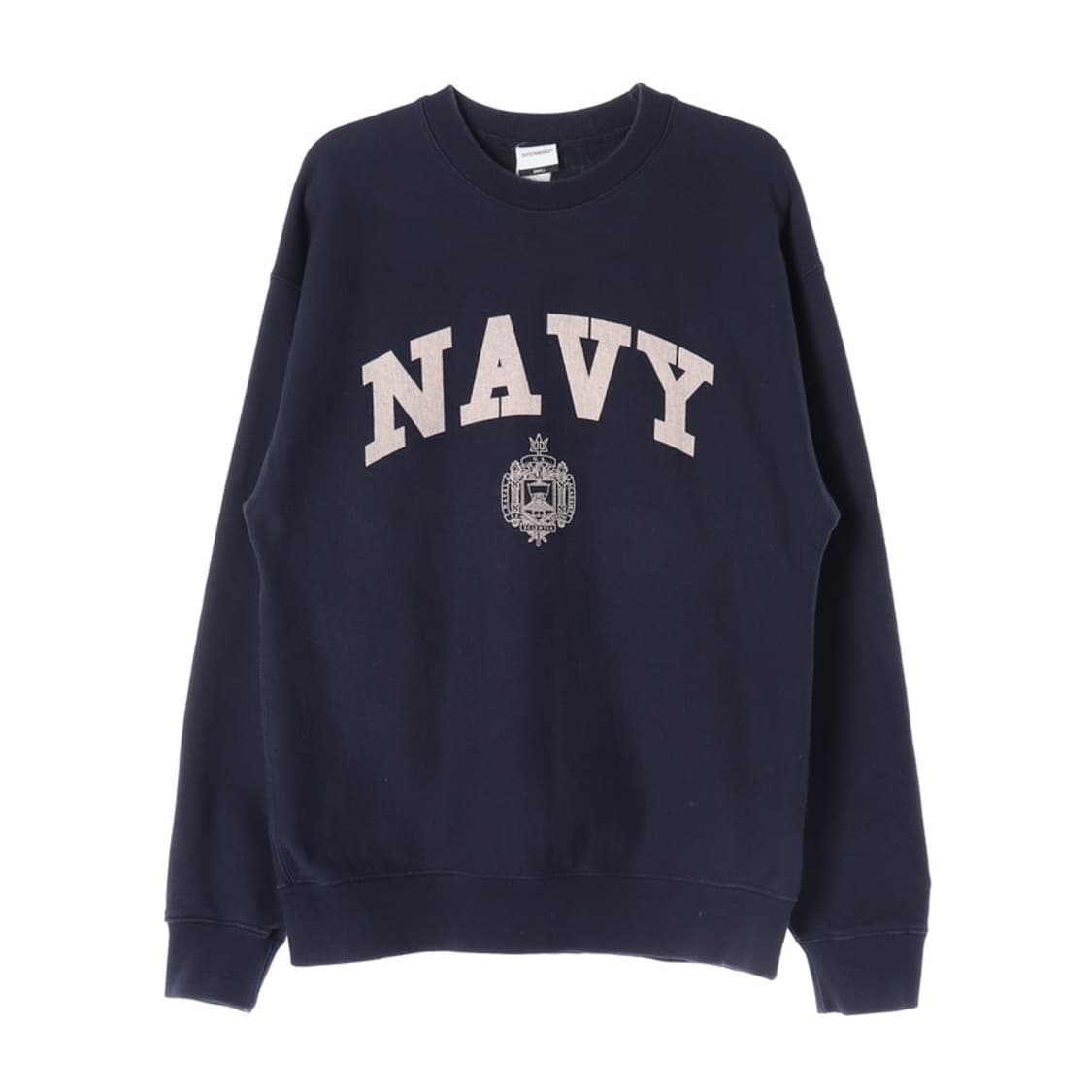 아웃스탠딩 네이비 아치 로고 맨투맨 S 상품이미지1