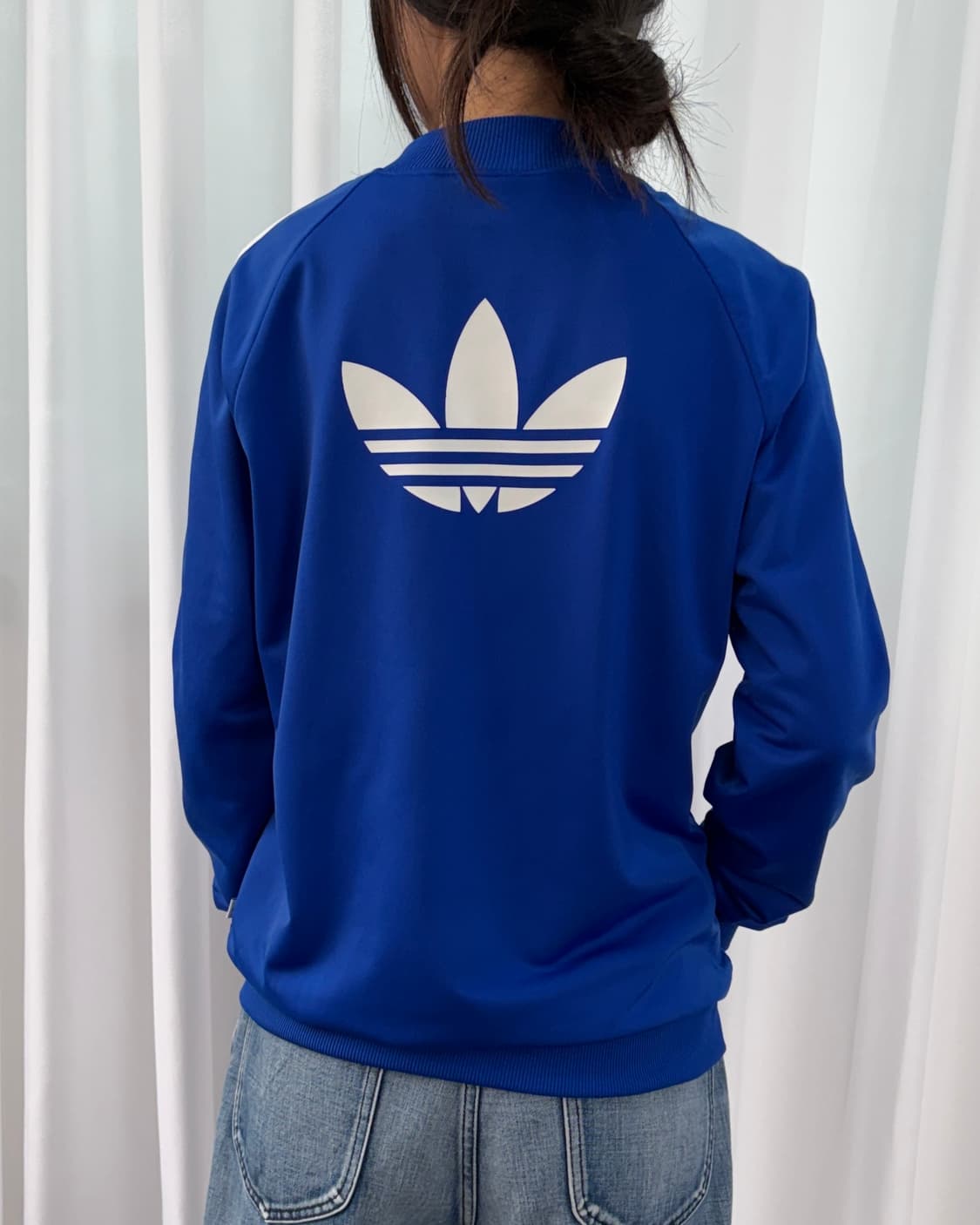 [L]아디다스 트레포일 SST 블루 트랙탑 져지 상품이미지2