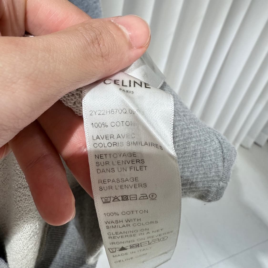 S / 셀린느 로고 파리스 후드티  상품이미지5