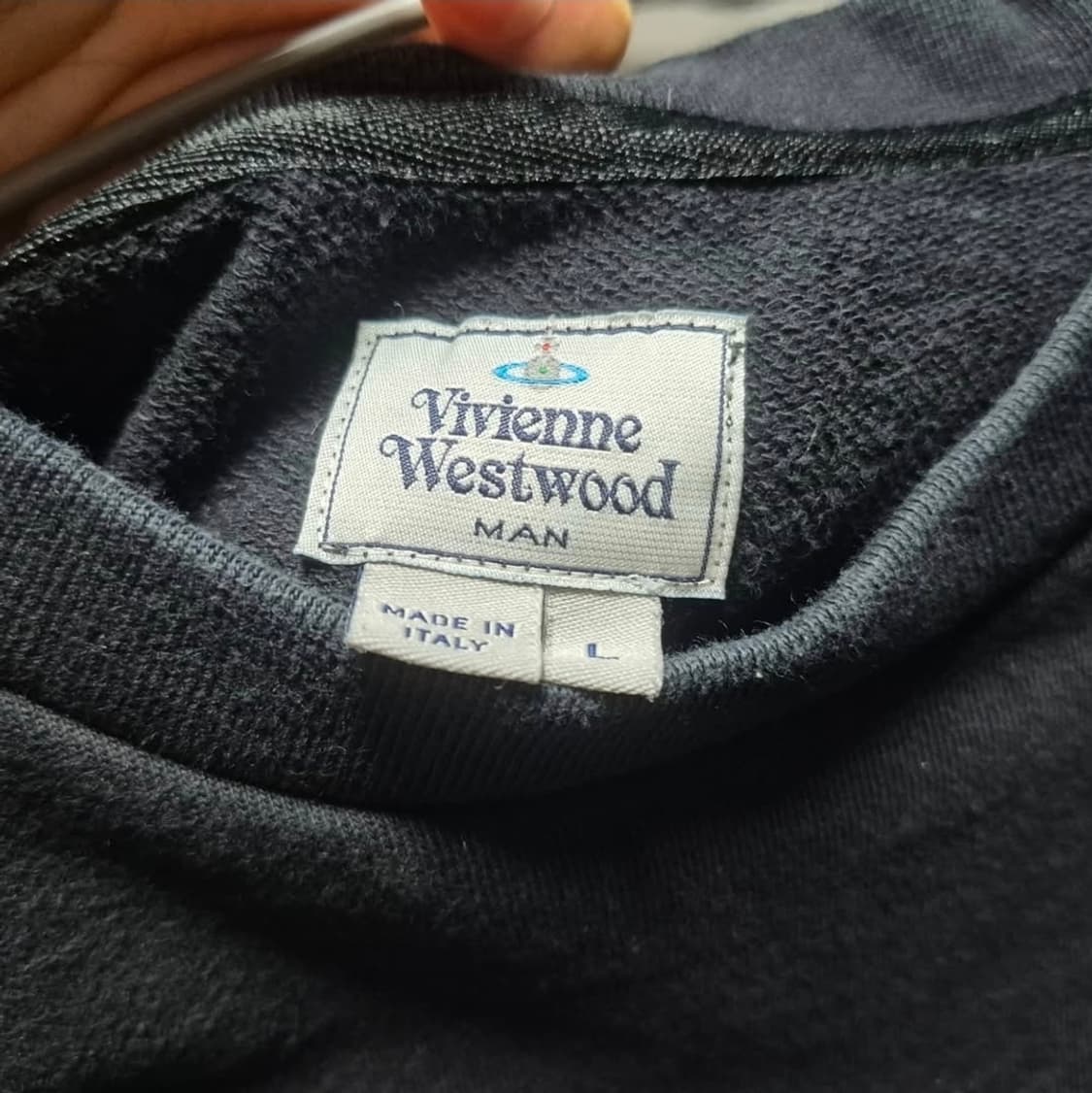비비안 웨스트우드 세이프티 핀 엠브로이더리드 스웻셔츠 맨투맨 L 상품이미지3