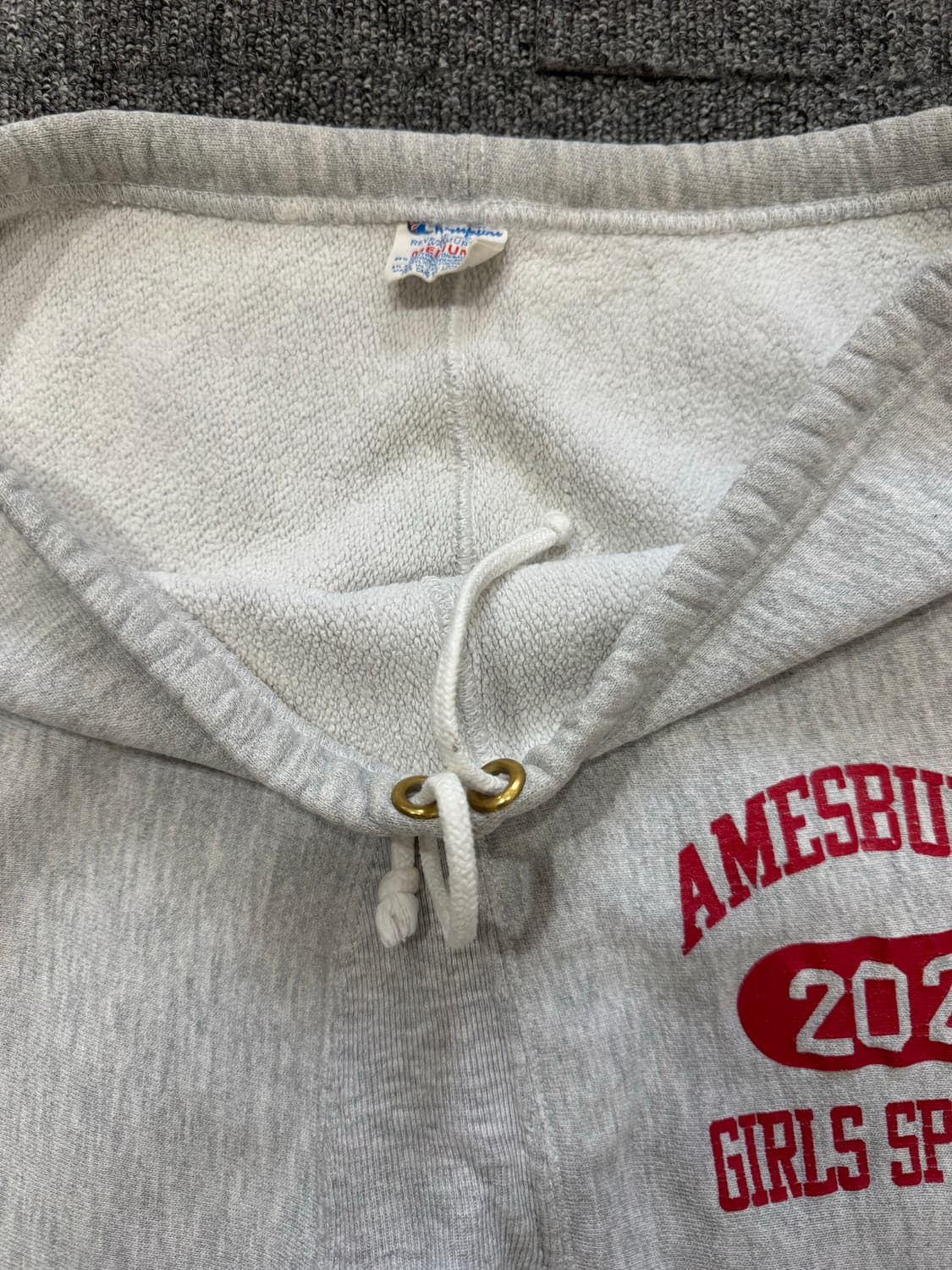 90s USA 챔피온 멜란지 그레이 스웻 팬츠 M 상품이미지7