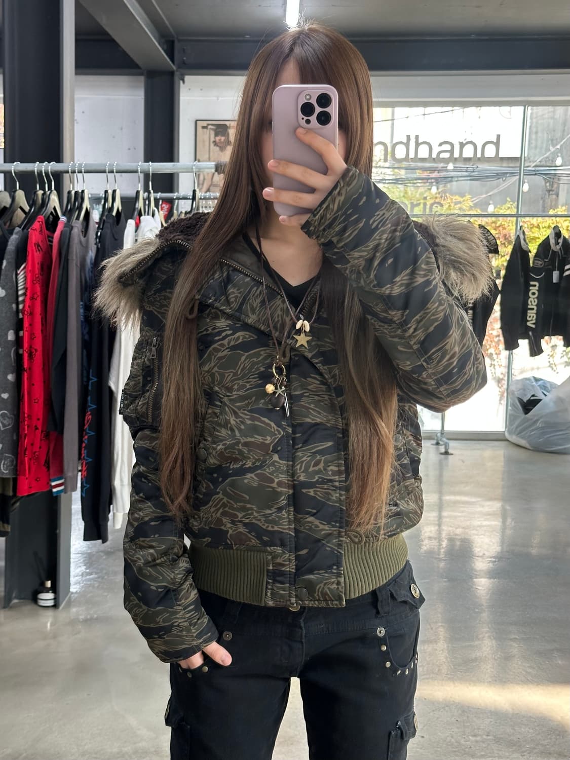 히스테릭글래머 타이거카모 N2b 패딩자켓 상품이미지1