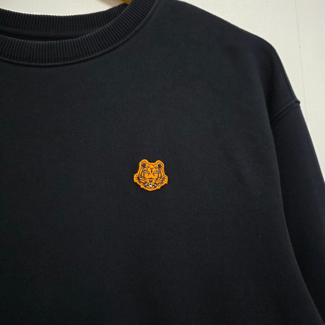 M) KENZO 겐조 스몰 패치로고 블랙 맨투맨 95-100 상품이미지2