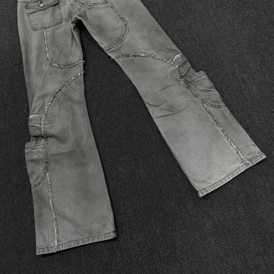 Yeel leey 셔링 컷 부츠 데님 팬츠 상품이미지7