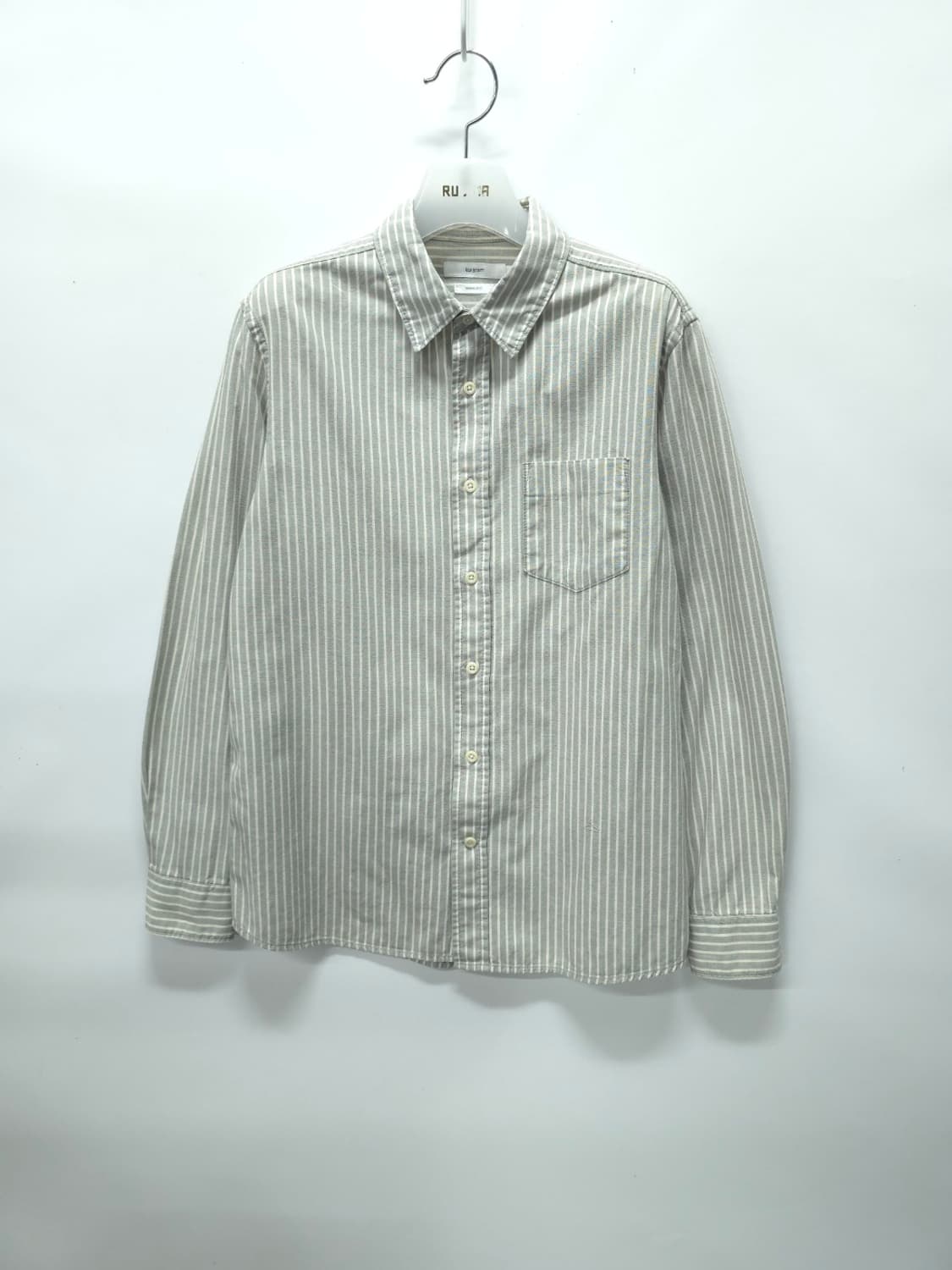 에피그램(epigram) 선염 스트라이프 셔츠 (여성66~66반) 상품이미지1