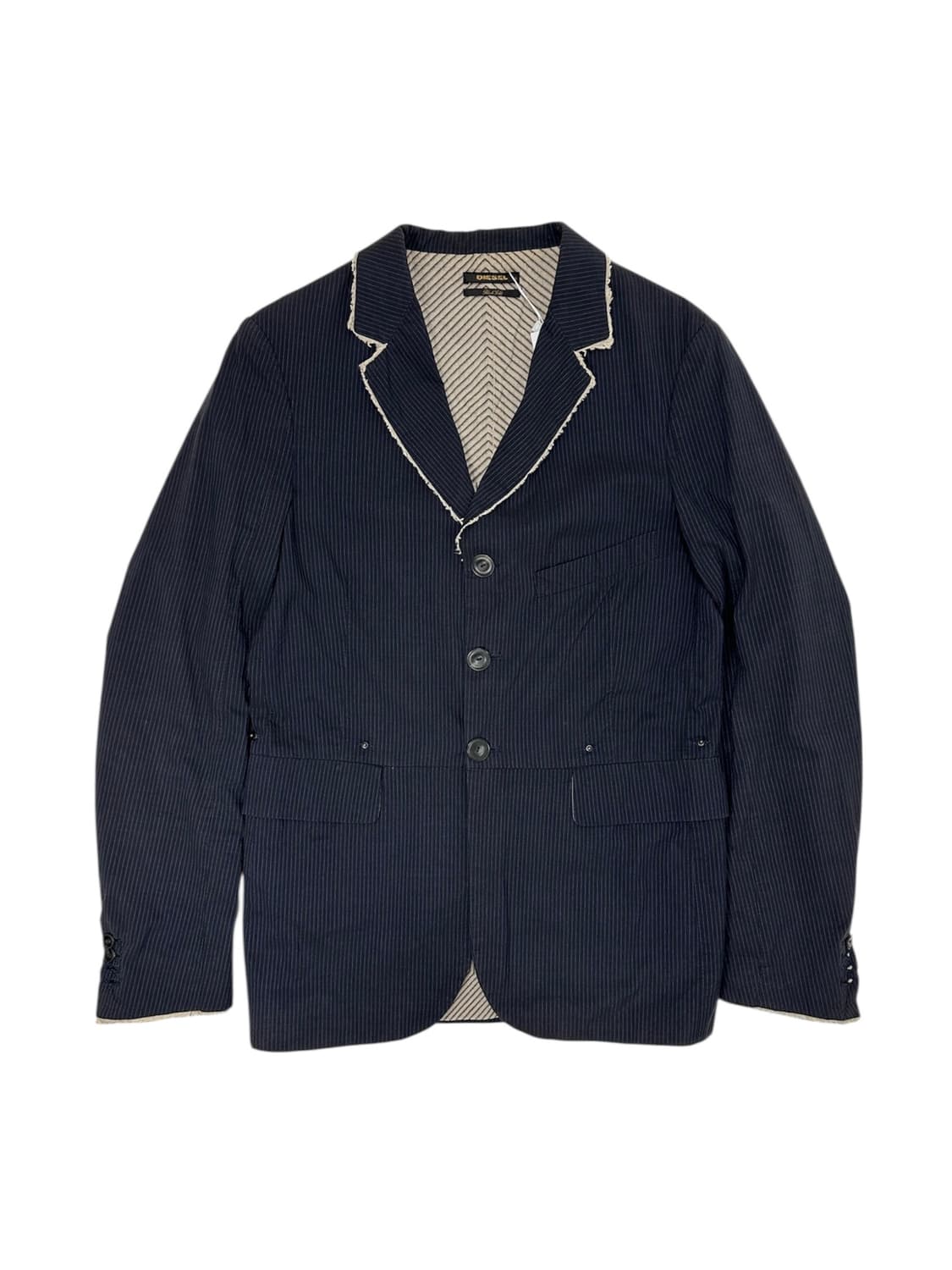 Diesel Black Gold Pinstripe Tailored Jk 상품이미지1